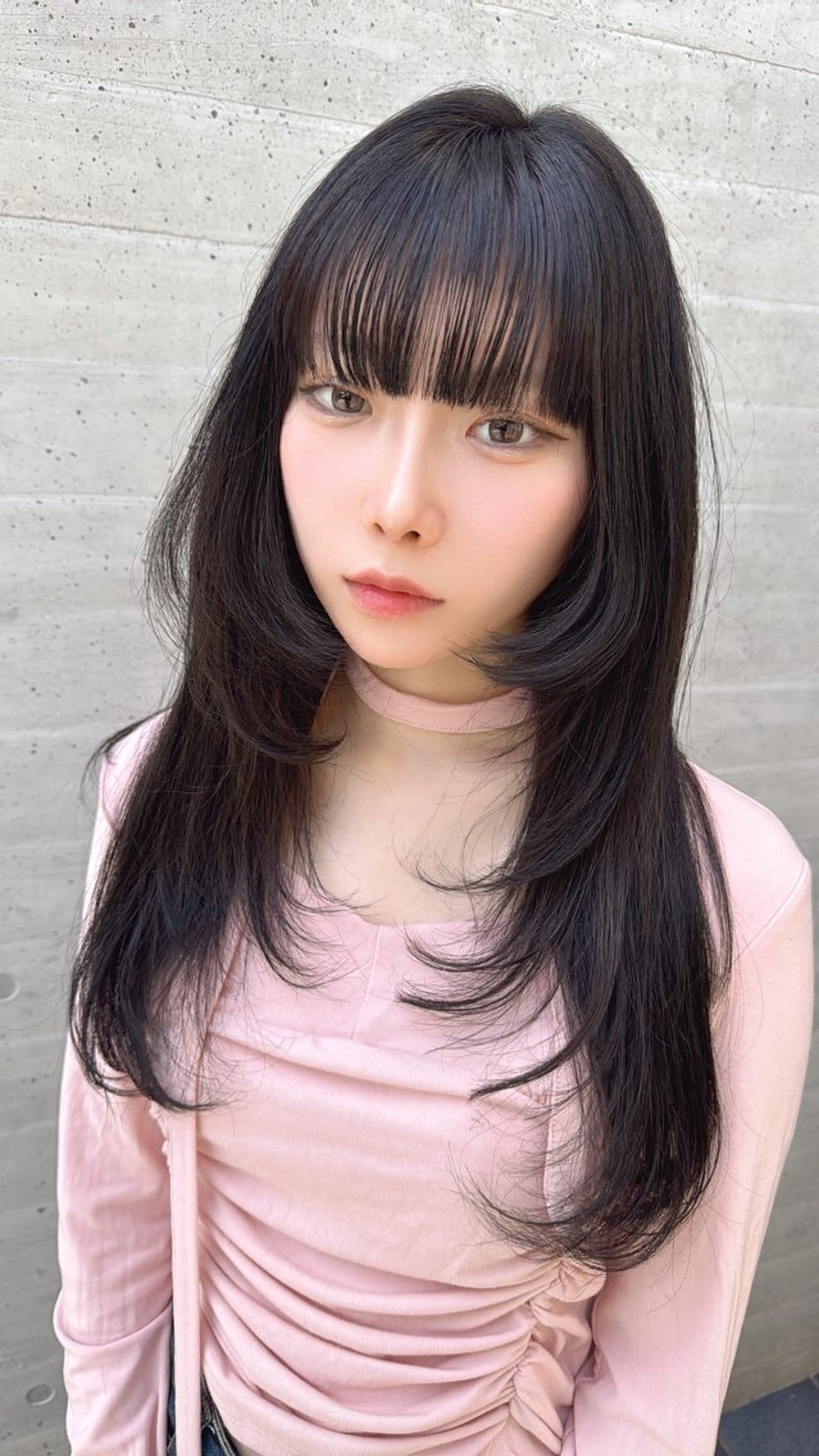 ロング うる艶ヘア♡韓国好き 透明感　shotaのヘアスタイル