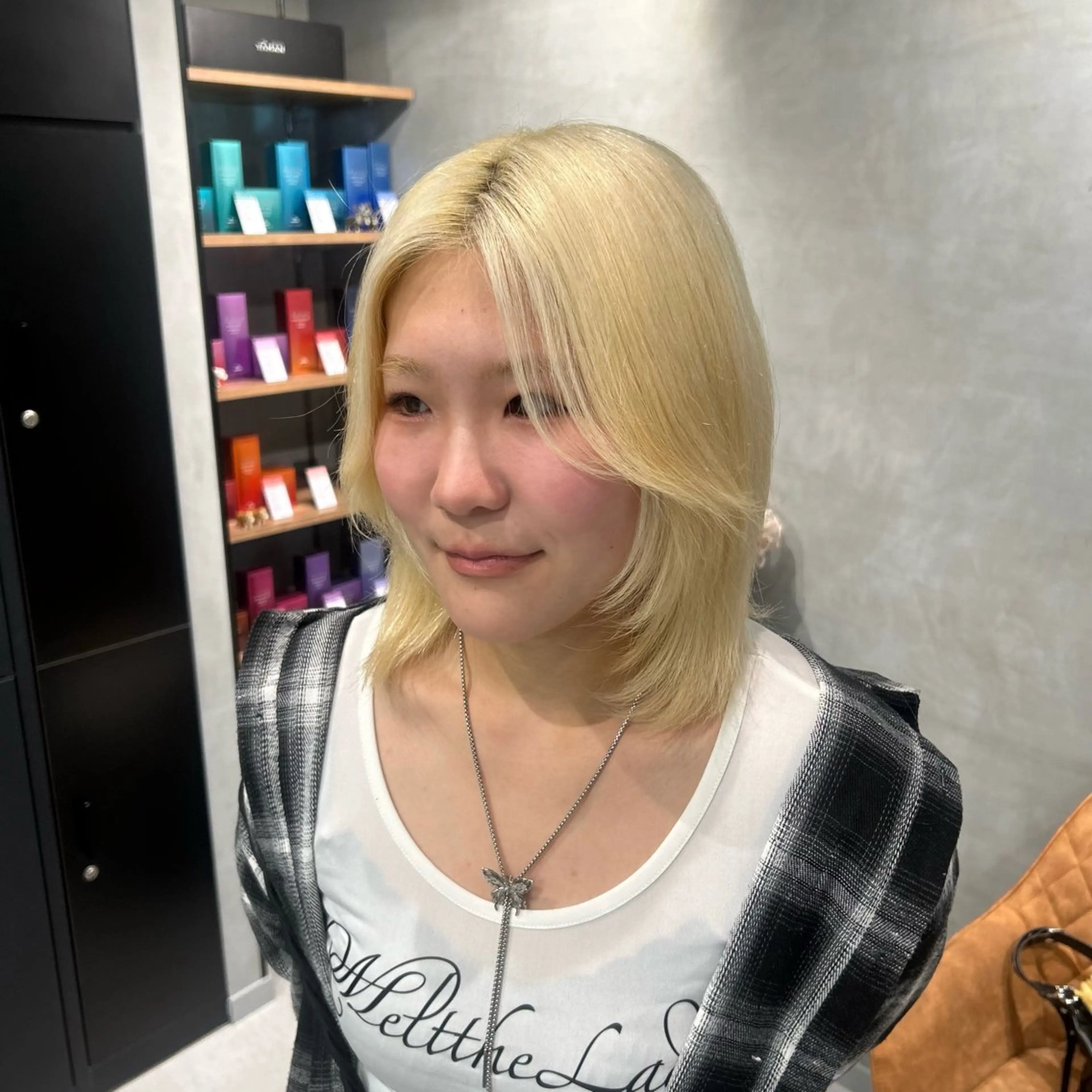 ミディアム カラー 透明感カラー🫧 ベージュ✴︎meiのヘアスタイル