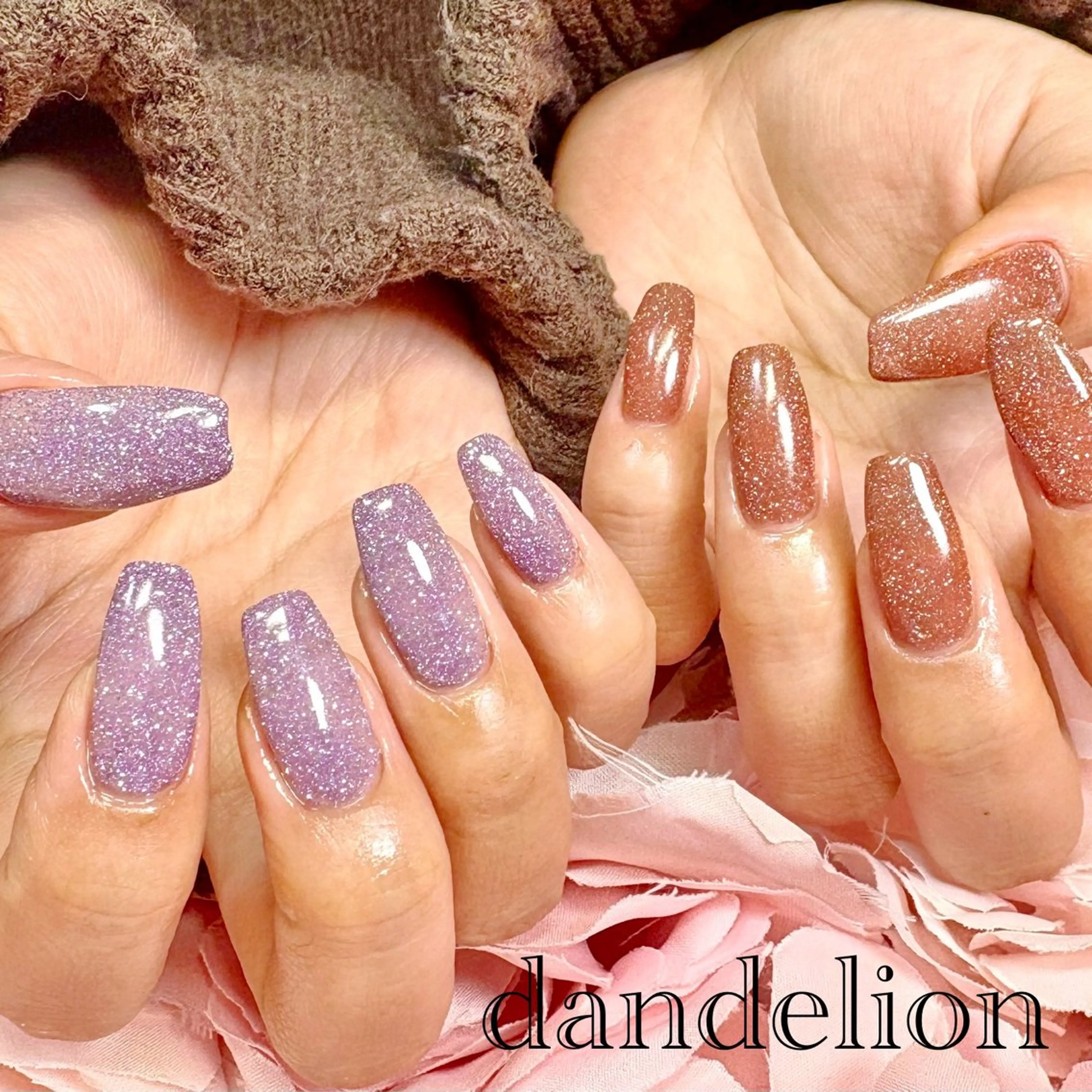 ネイル ハンドネイル ハンドケア dandelion ダンデライオンのネイルデザイン