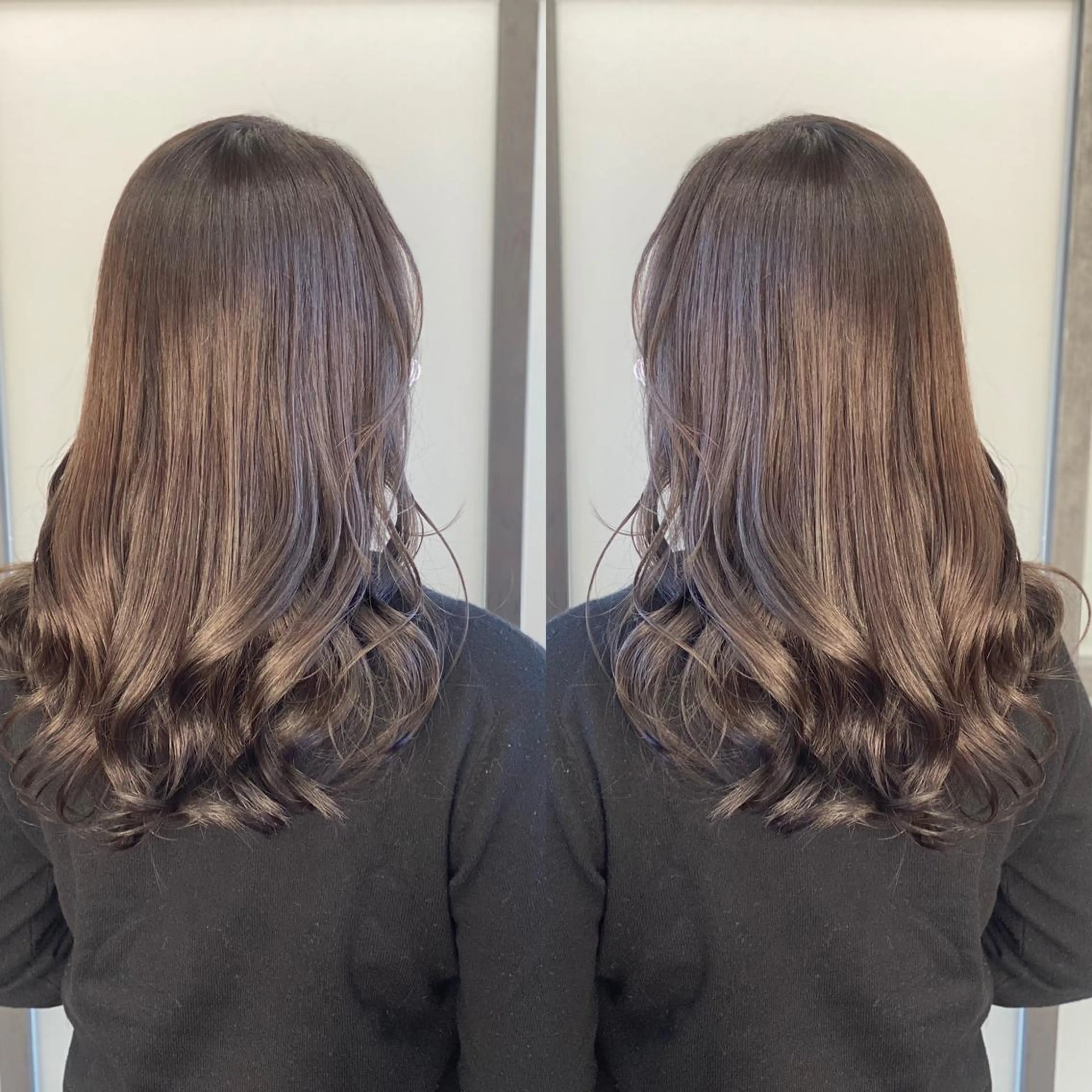 ロング カラー カット トリートメント tocca 💜石田愛結💜のヘアスタイル