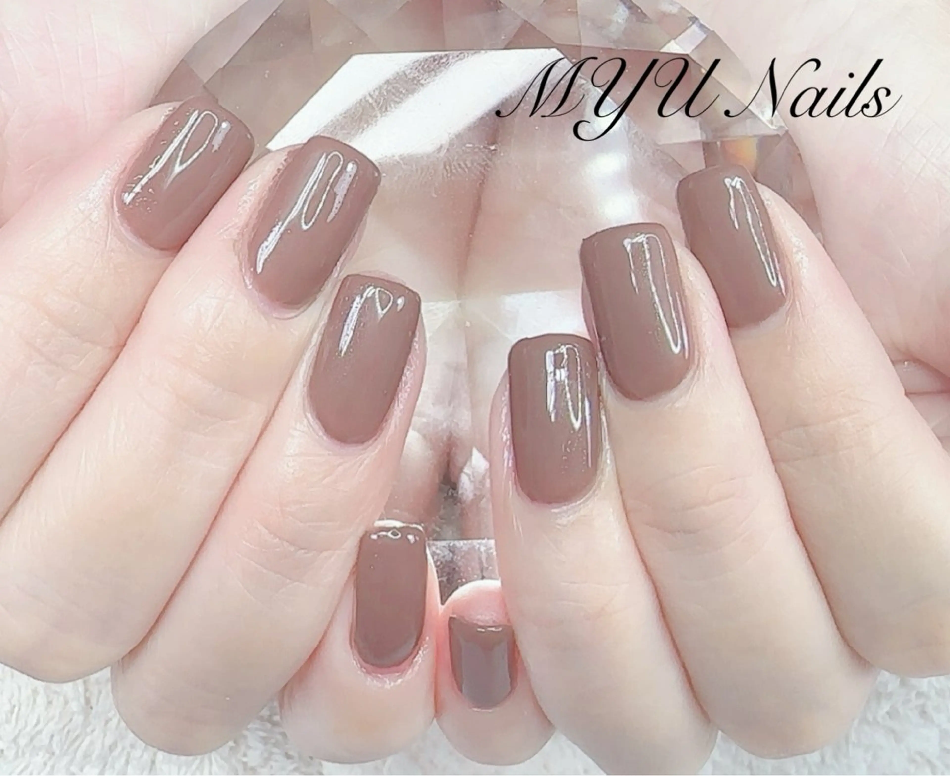 ネイル ジェルネイル 持ち込み ニュアンスネイル ワンカラーネイル パラジェル ハンドネイル MYU Nails所属・MYU Nailsのネイルデザイン