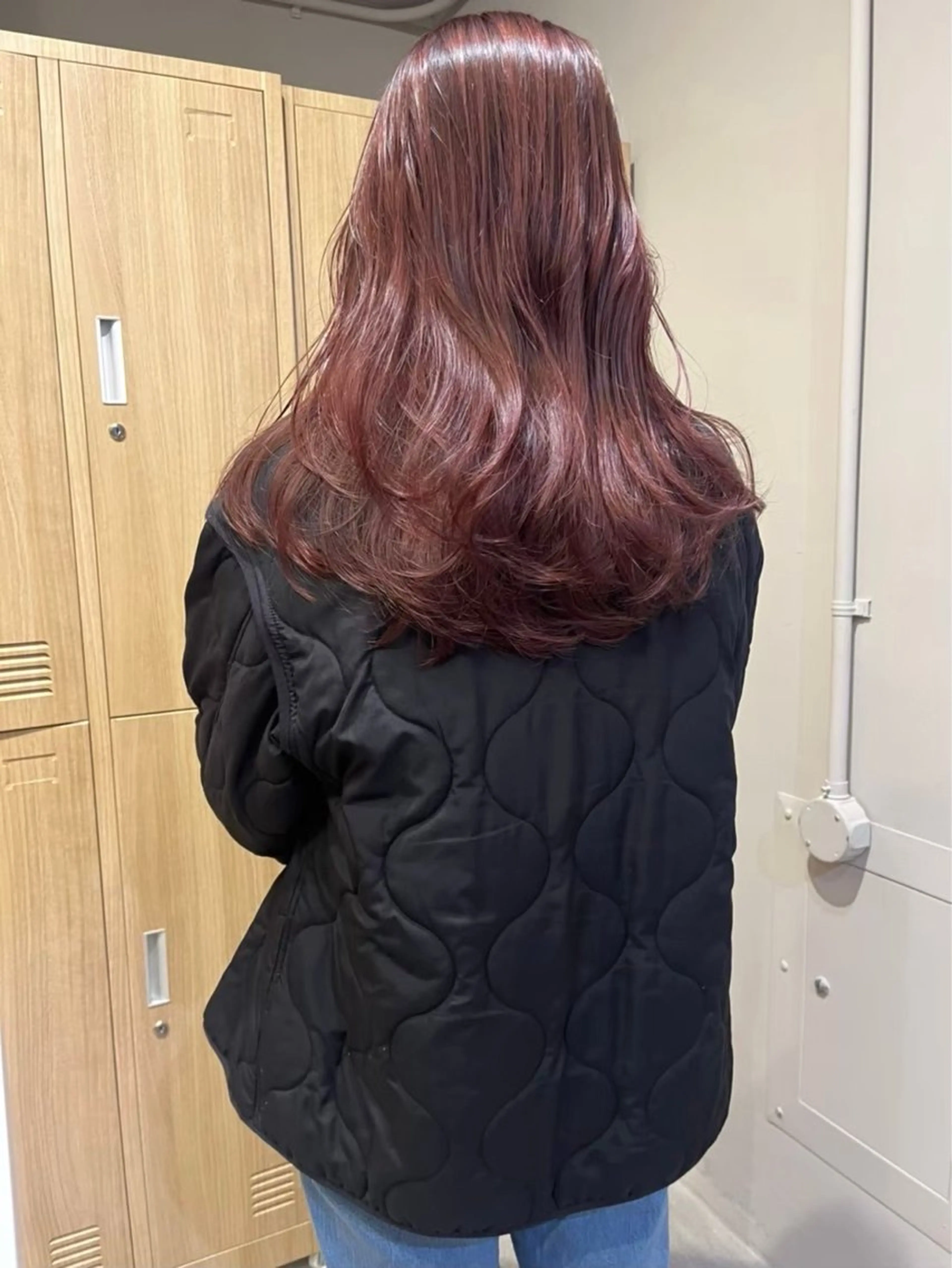 ロング カラー ブリーチ ピンクカラー 透明感×レイヤーカッ ト🌼kiraraのヘアスタイル