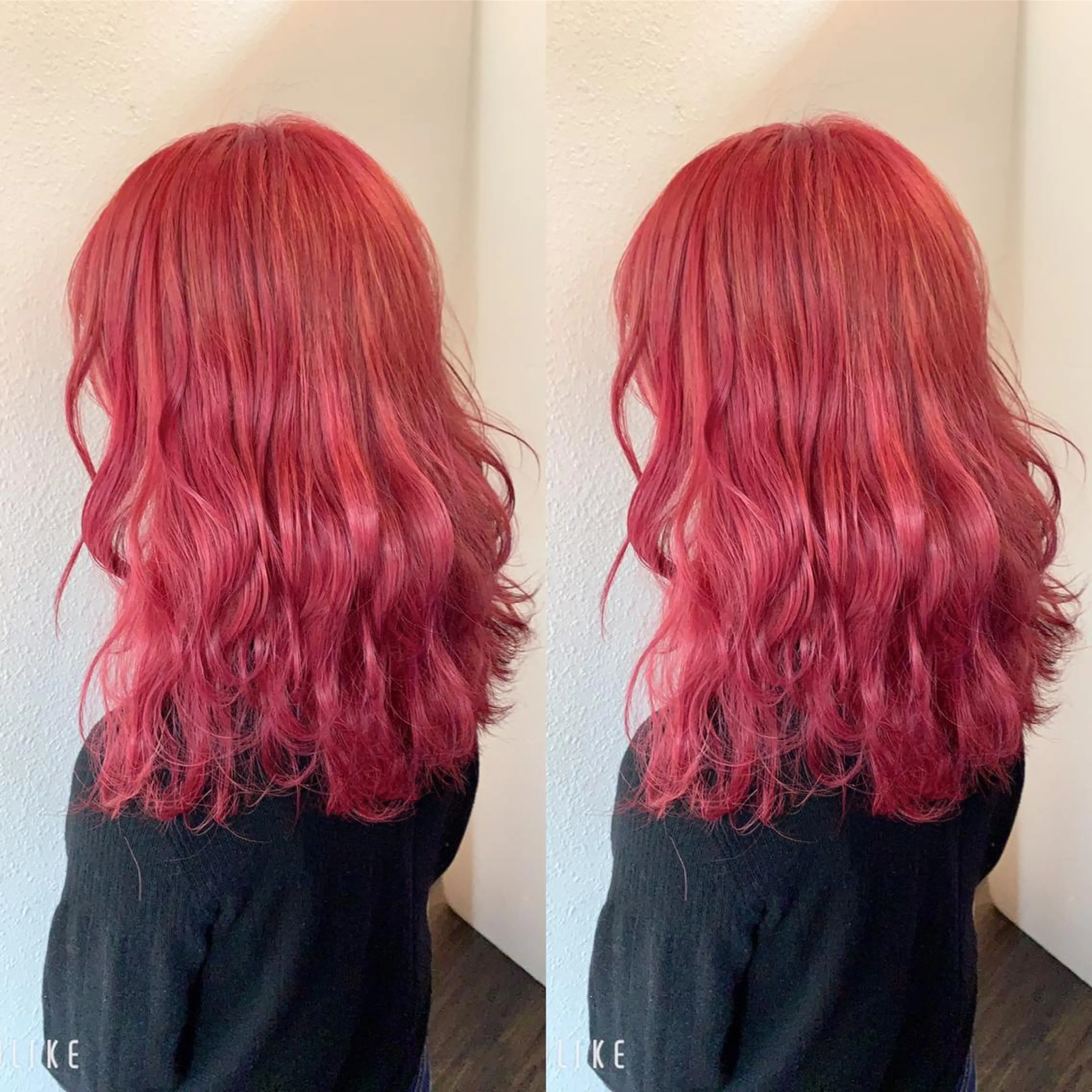 ロング カラー ピンクカラー バイオレットカラー ヘアカラー トリートメント 似合わせ/ブリーチ カラー.岡田友仁のヘアスタイル