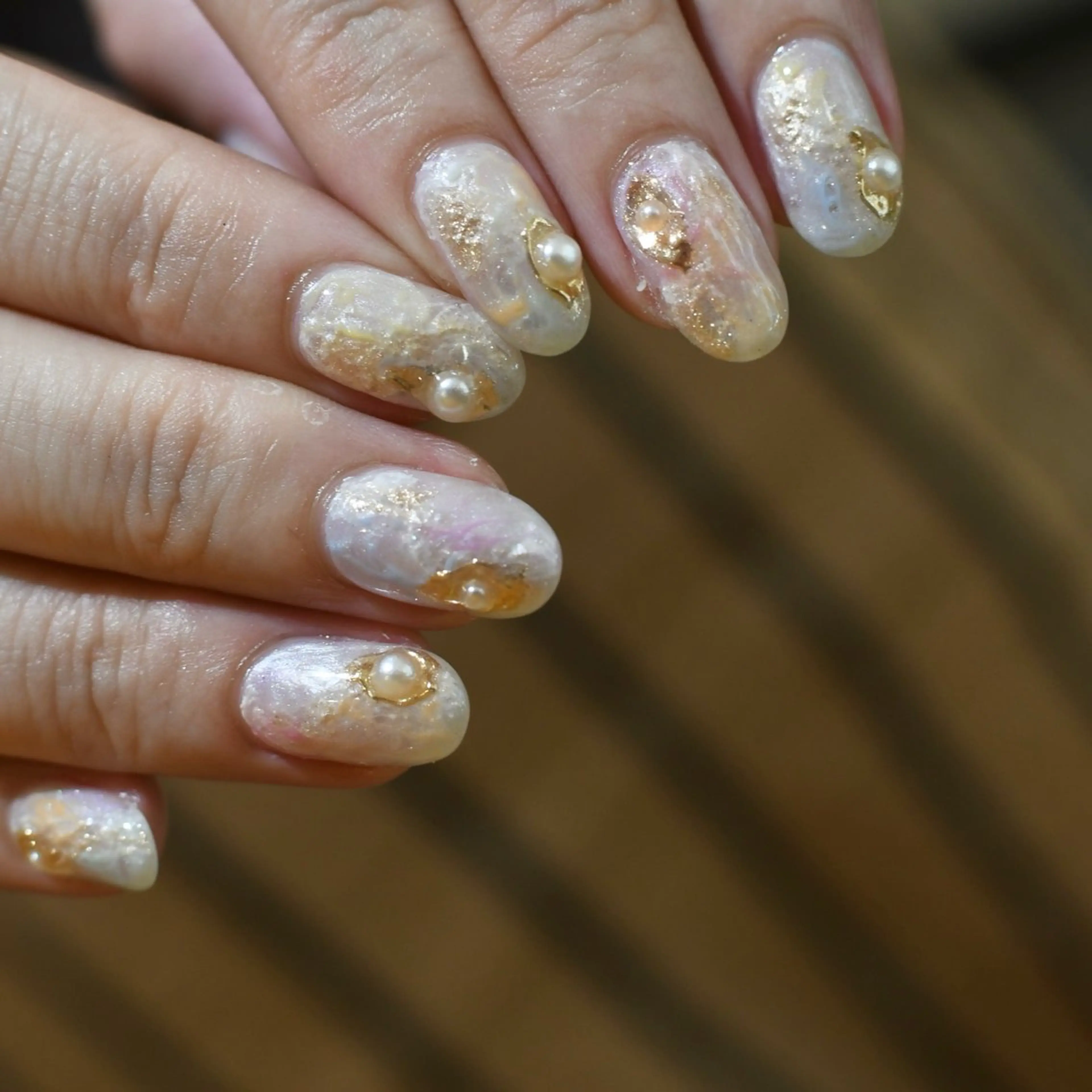 ネイル ニュアンスネイル ハンドネイル nuu 栄  /  シェアサロン所属・nuu栄 ユキ / 大人ニュアンスのネイルデザイン