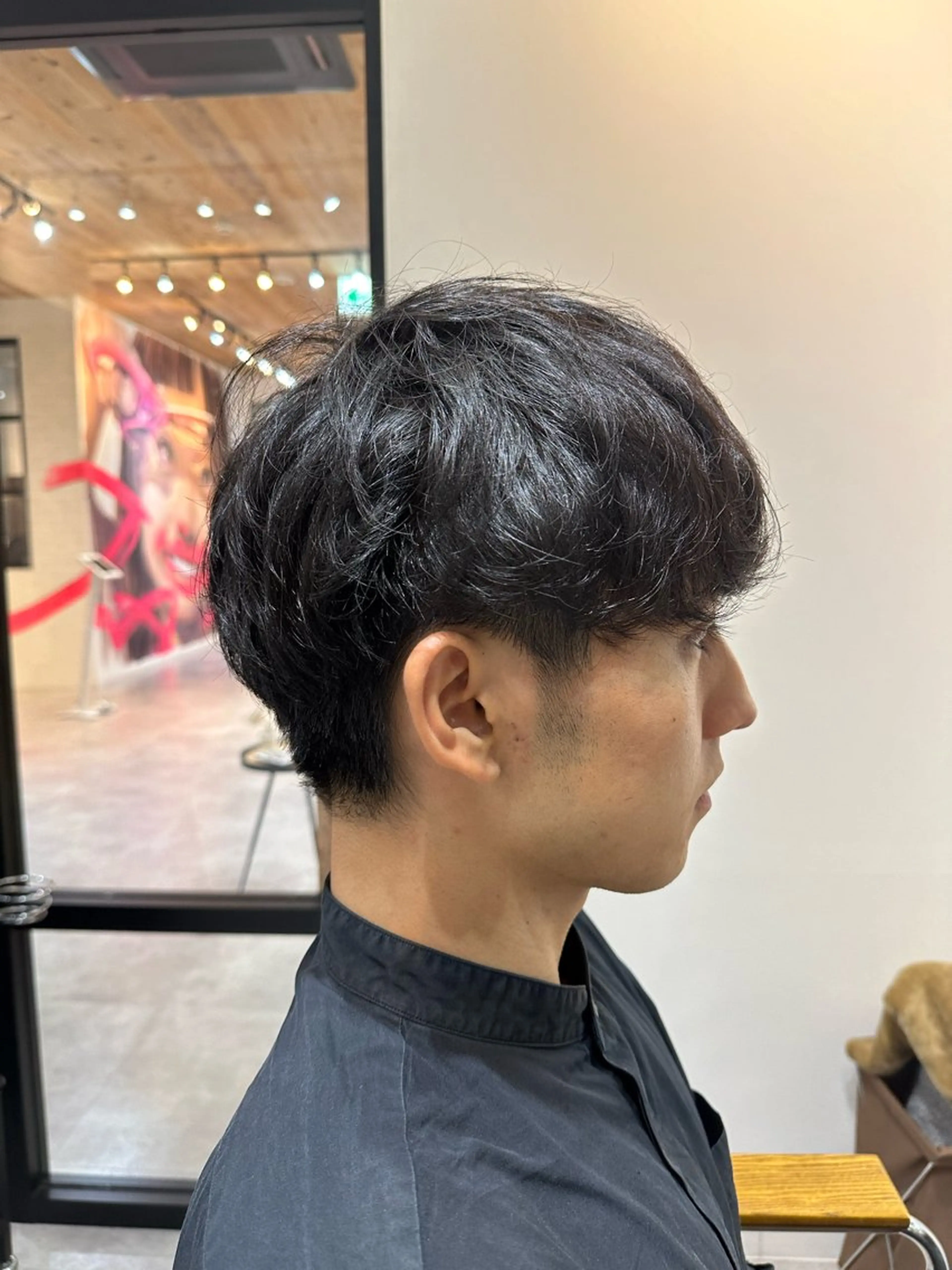 メンズ マッシュ メンズパーマ ツーブロック カット パーマ メンズカット クドウユウキのヘアスタイル
