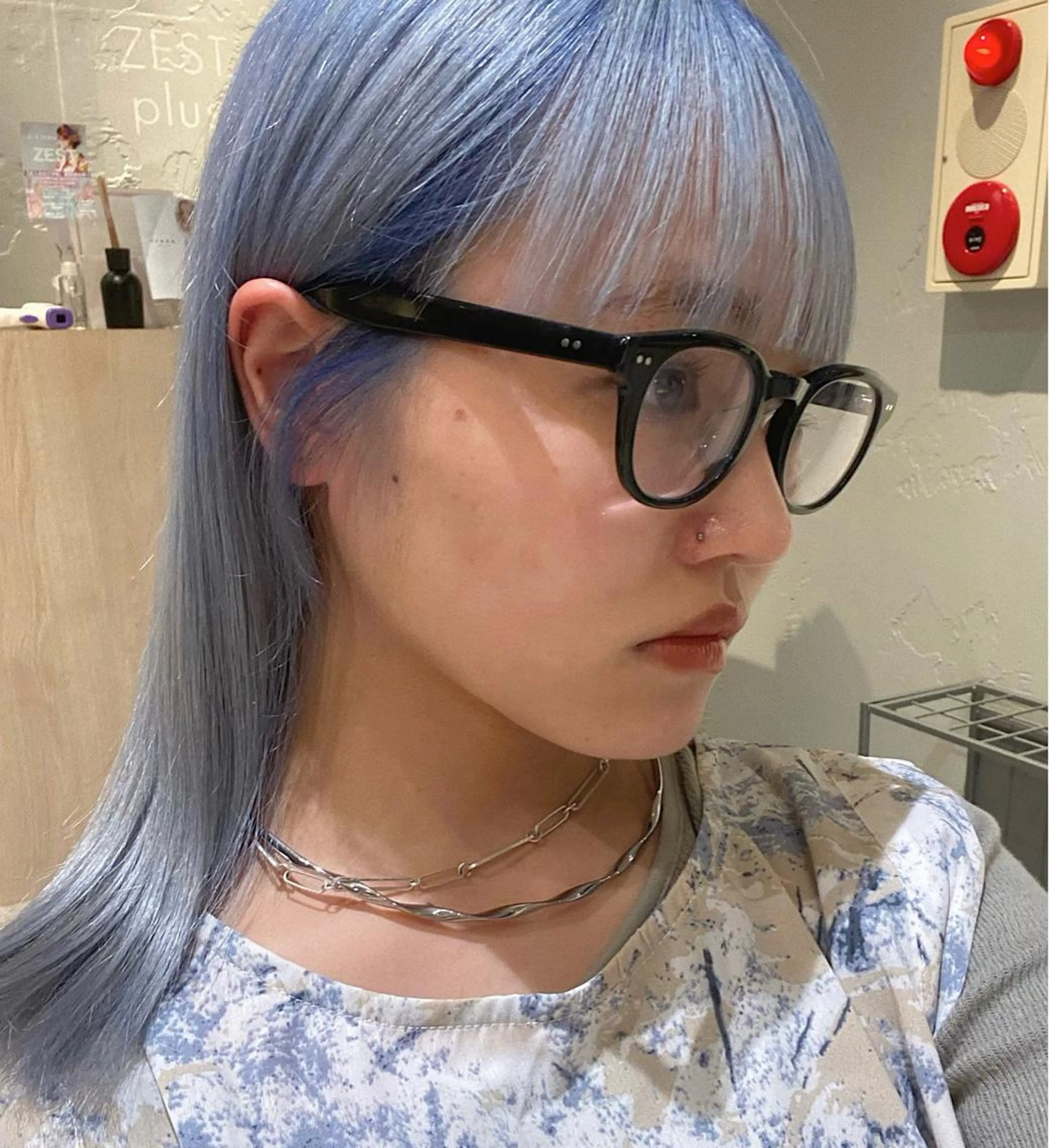 カラー AO所属・RISAKO 艶髪モテヘア🎀府中のヘアスタイル