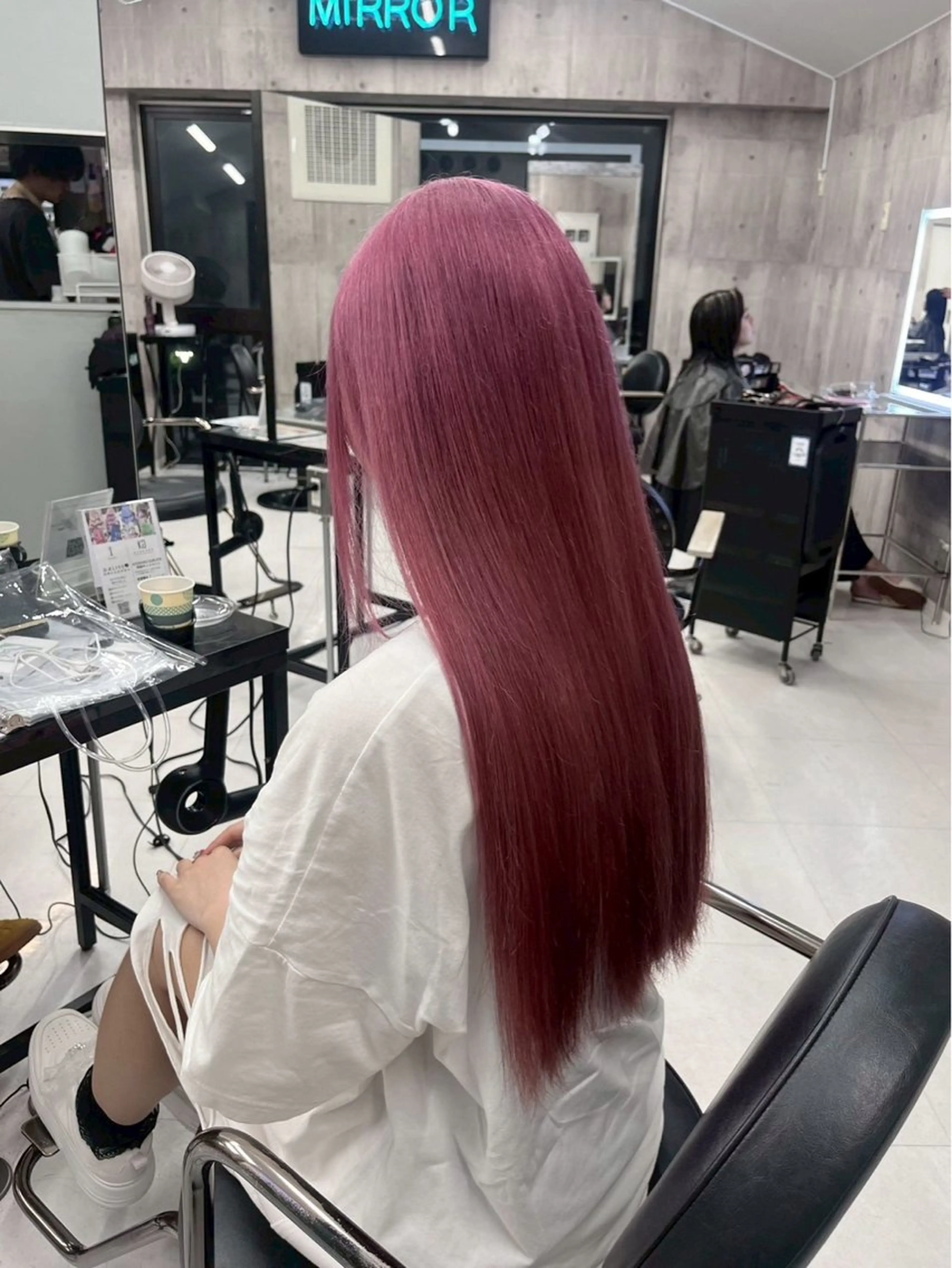 ロング カラー アッシュ バレイヤージュ ミストバング ブリーチ ブロンド カット ヘアカラー トリートメント hayato🌟/ ツヤサラハイトーンのヘアスタイル