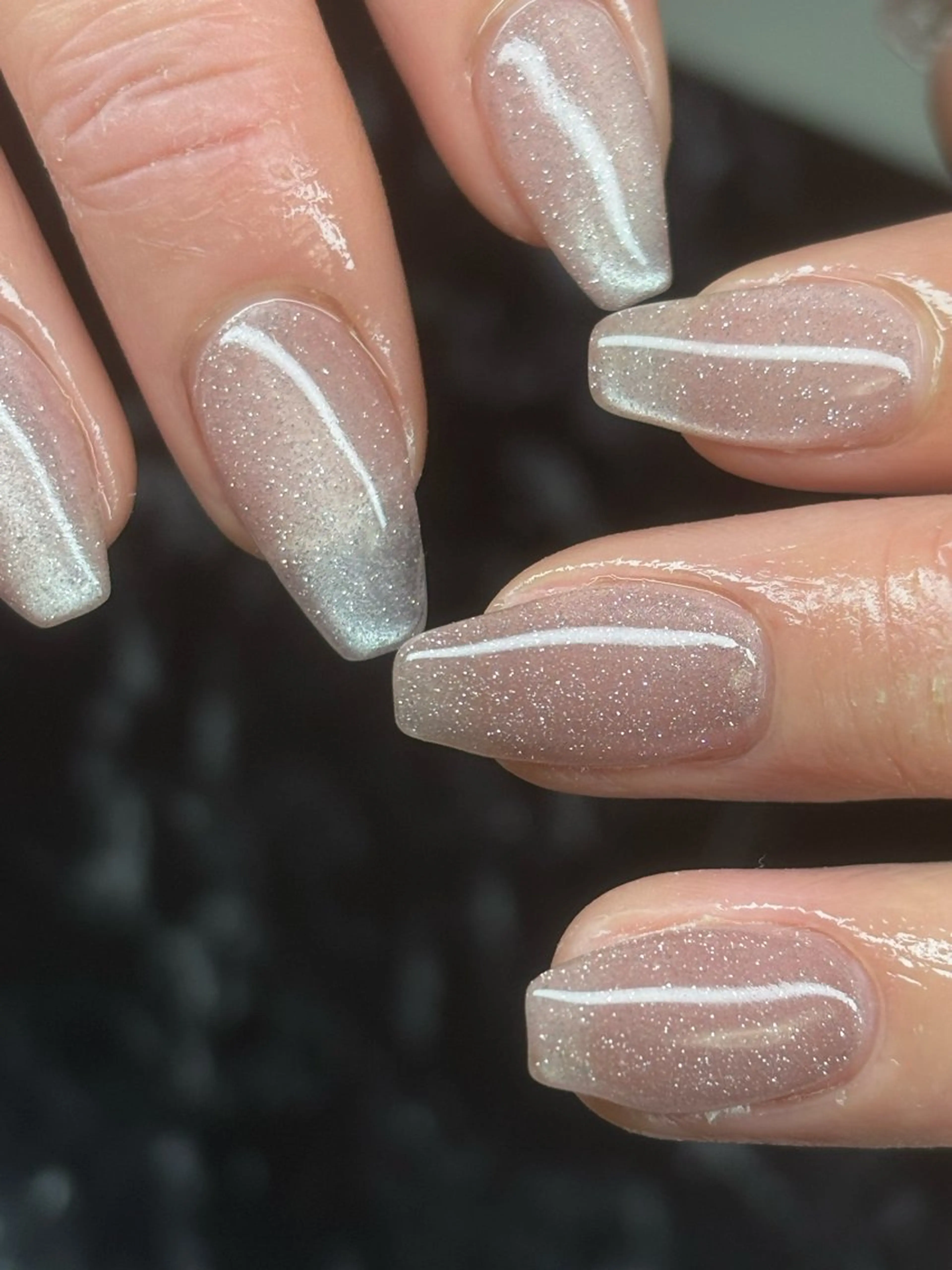 ネイル 長さ出し マグネットネイル nailpark_ MITSUMEのネイルデザイン