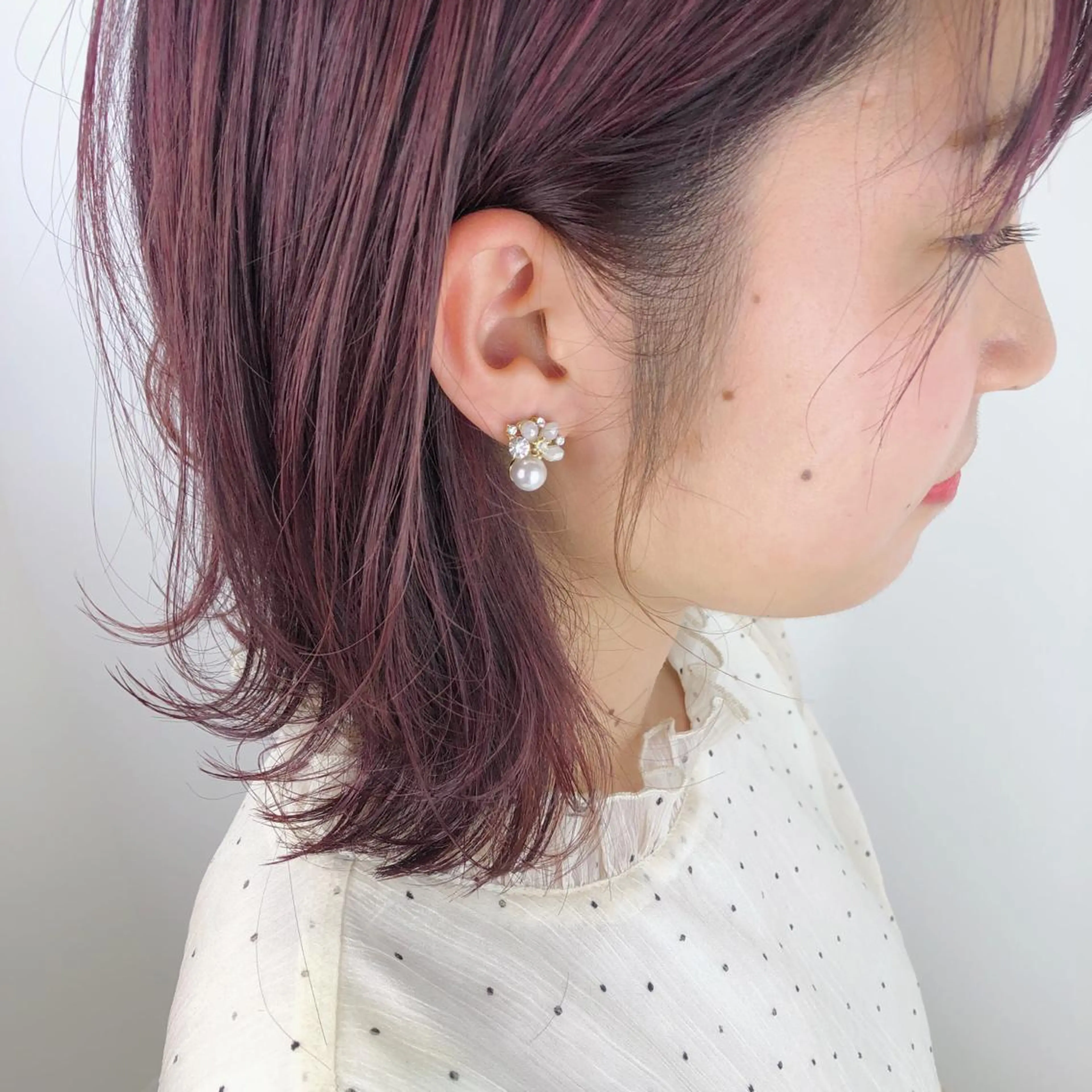 ミディアム カット ヘアカラー 関 京磨のヘアスタイル