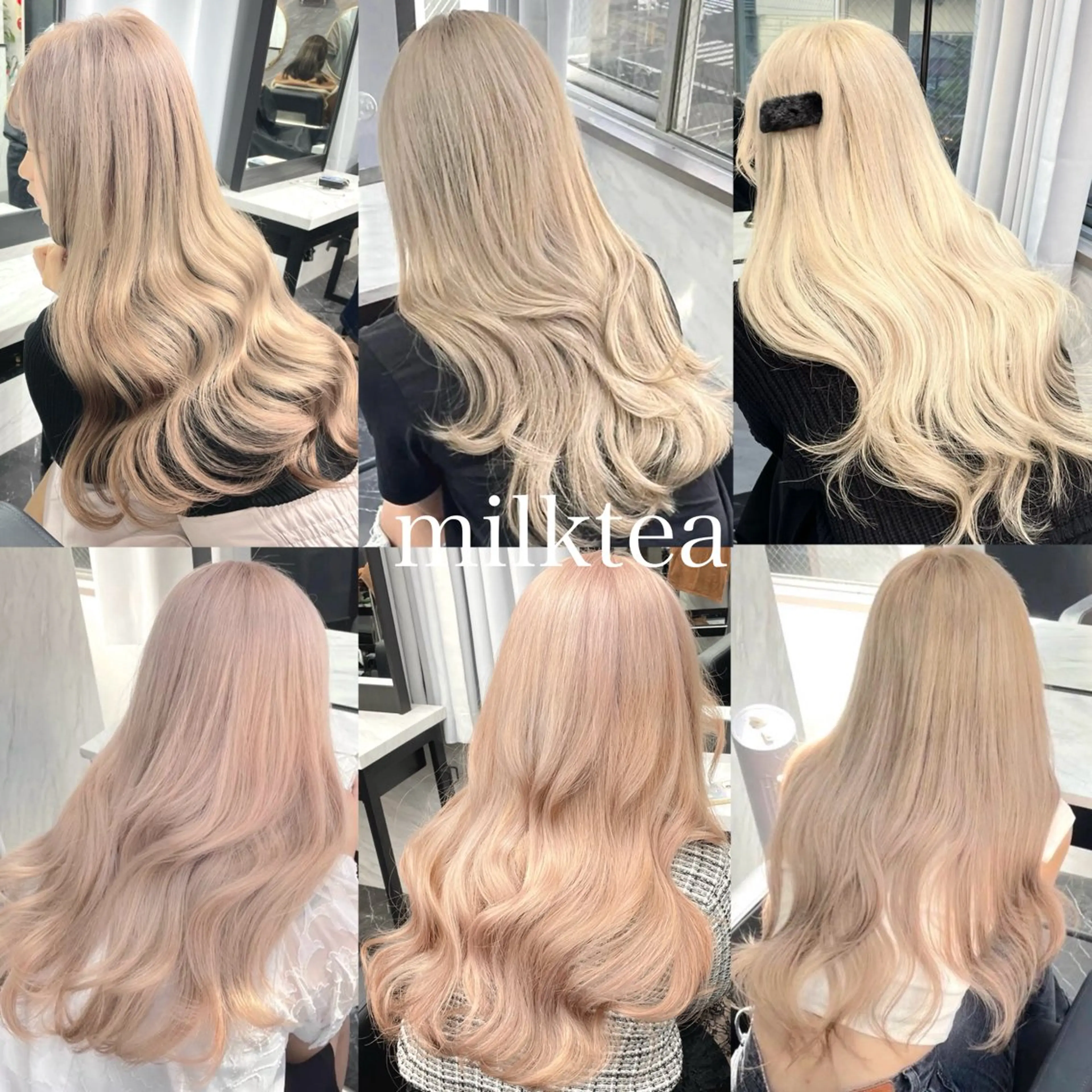 ロング カラー ヘアカラー エクステ エクステ🩵ブリーチ 韓国ヘア🩵KAEのヘアスタイル