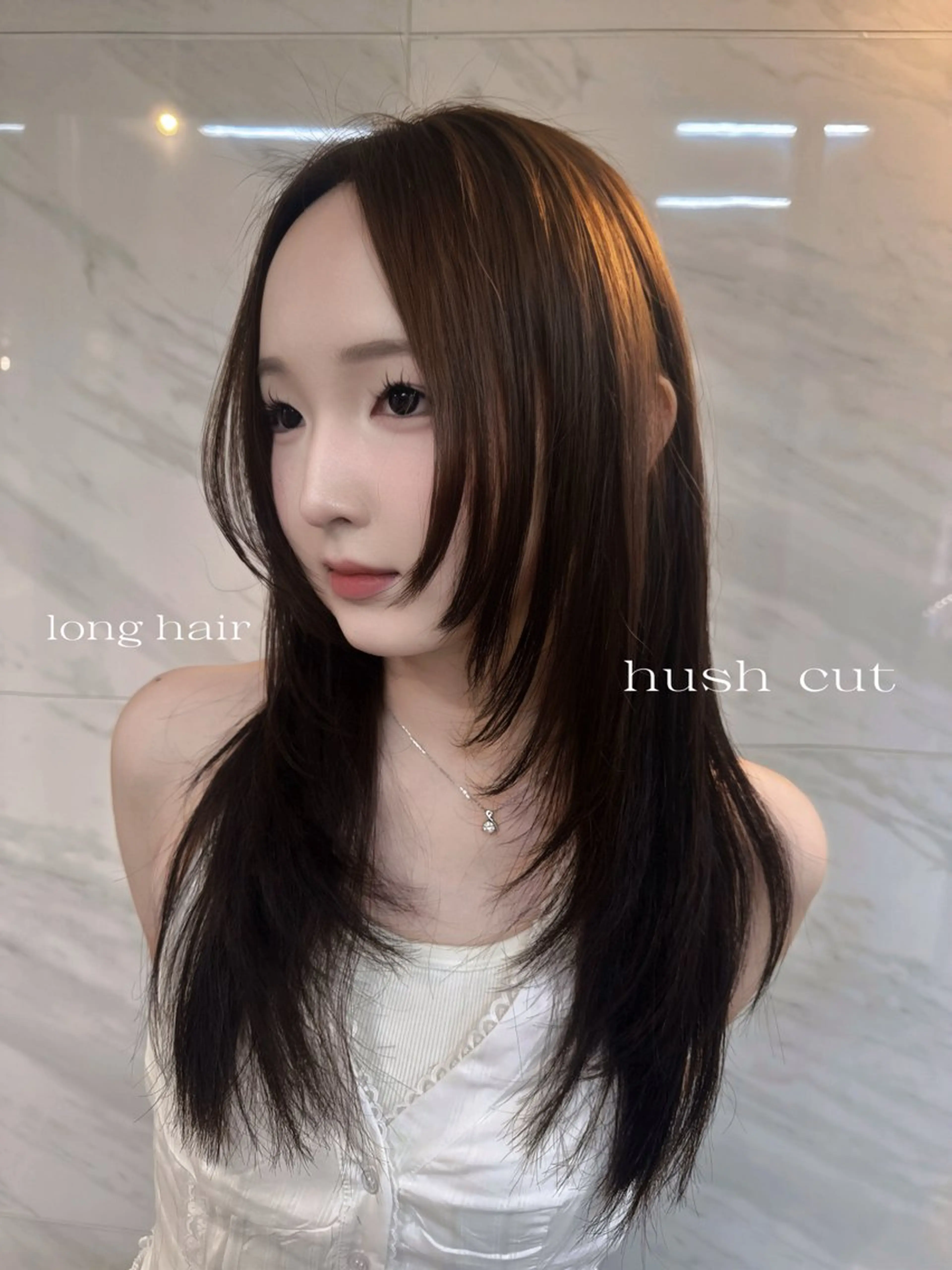 ロング カラー カット ヘアカラー トリートメント Pocket仙台 💚モエリのヘアスタイル