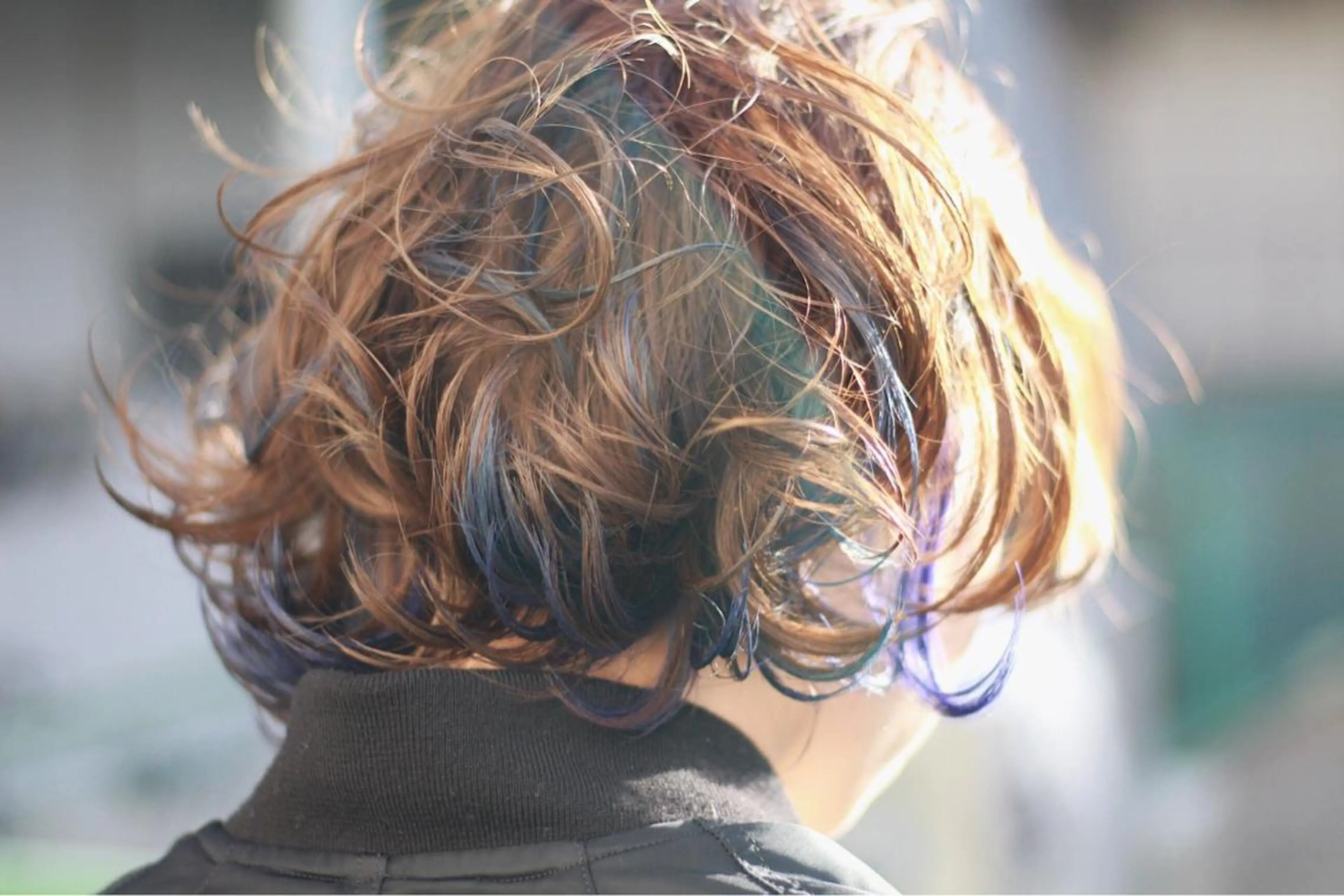 ショート カラー ヘアアレンジ ブリーチ ブルーカラー ハイライトカラー ハイライト 遠藤悠大/メンズ縮毛 /メンズカットのヘアスタイル