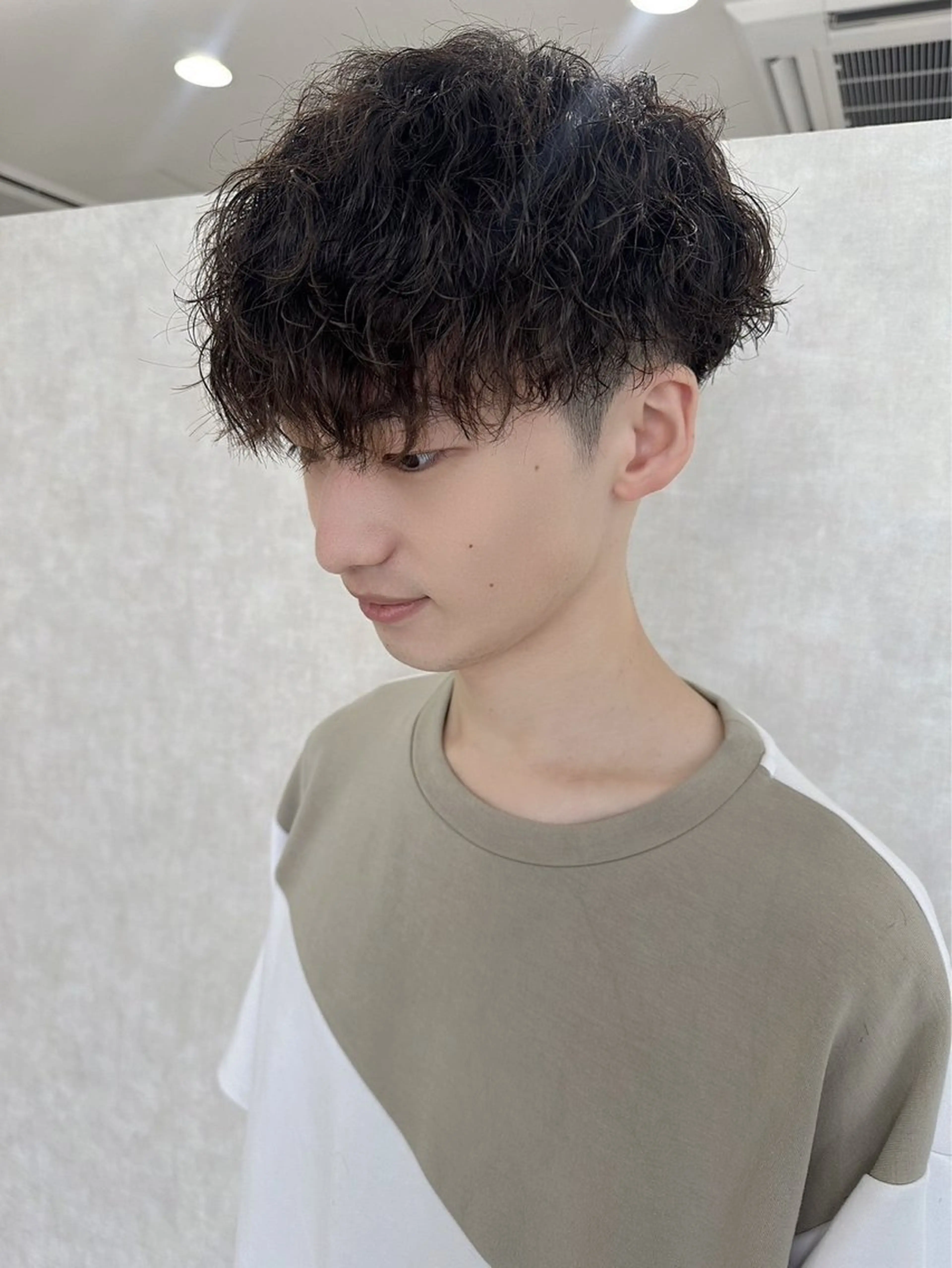 メンズ メンズパーマ ROEN ryokaのヘアスタイル