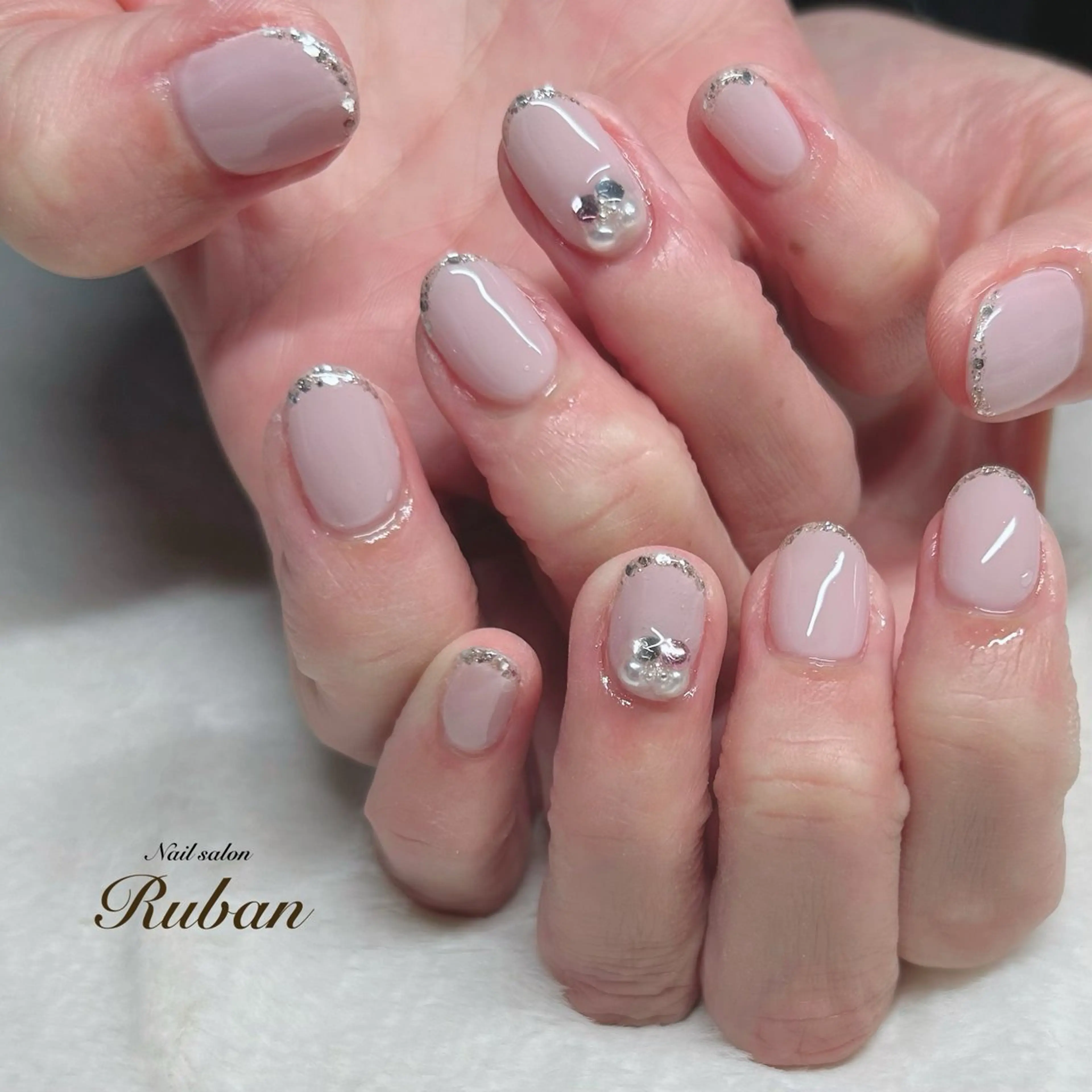 ネイル シンプルネイル 春ネイル Nail salon Ruban所属・Nail salon Rubanのネイルデザイン