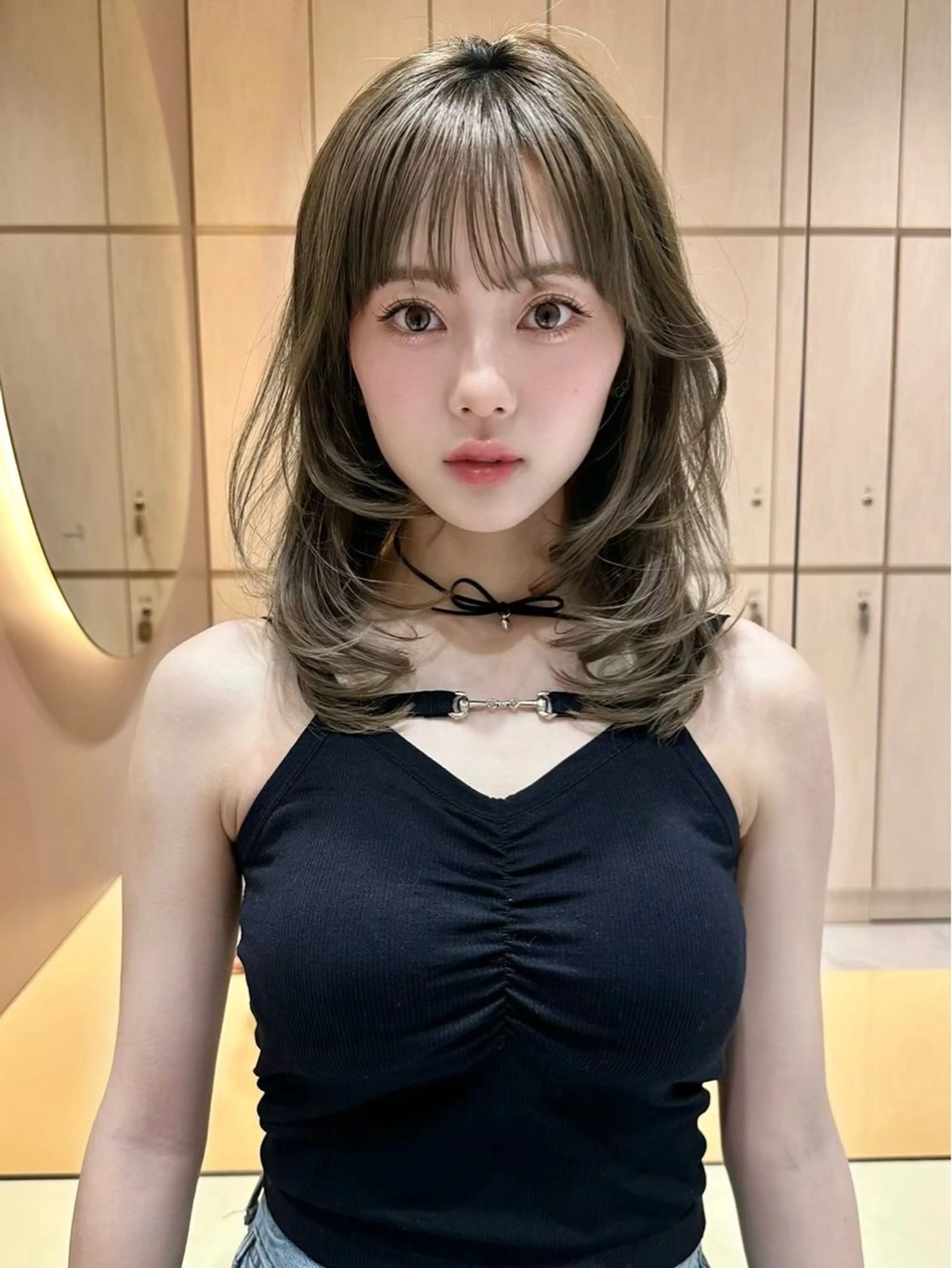 セミロング カラー ショート特化/ 似合わせカット/高津のヘアスタイル