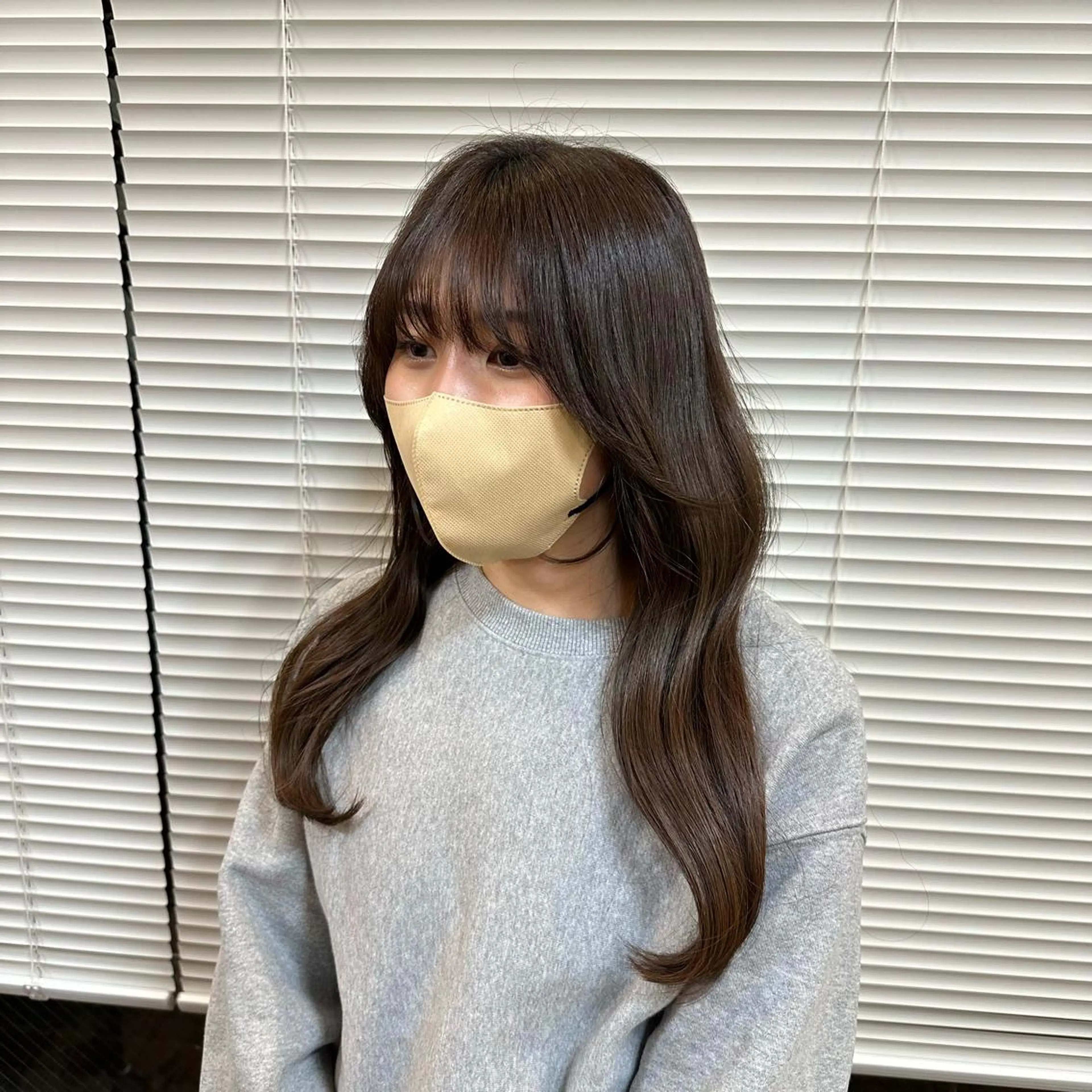 ロング はまだ かんたのヘアスタイル