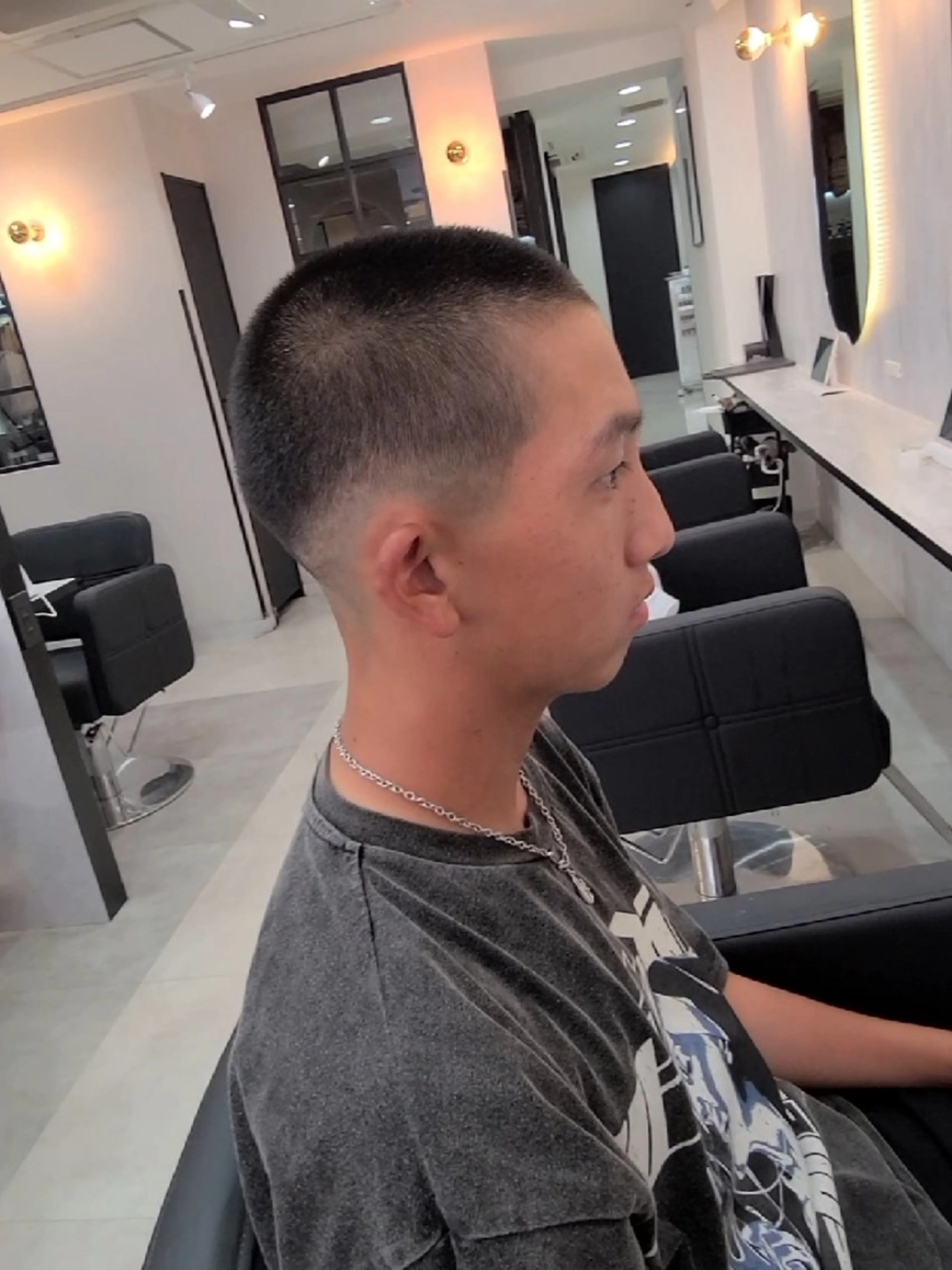 メンズ ショート フェードカット カット ヘアセット Lapis 名古屋駅前店所属・LEN名古屋/パーマ メンズ特化美容師のヘアスタイル