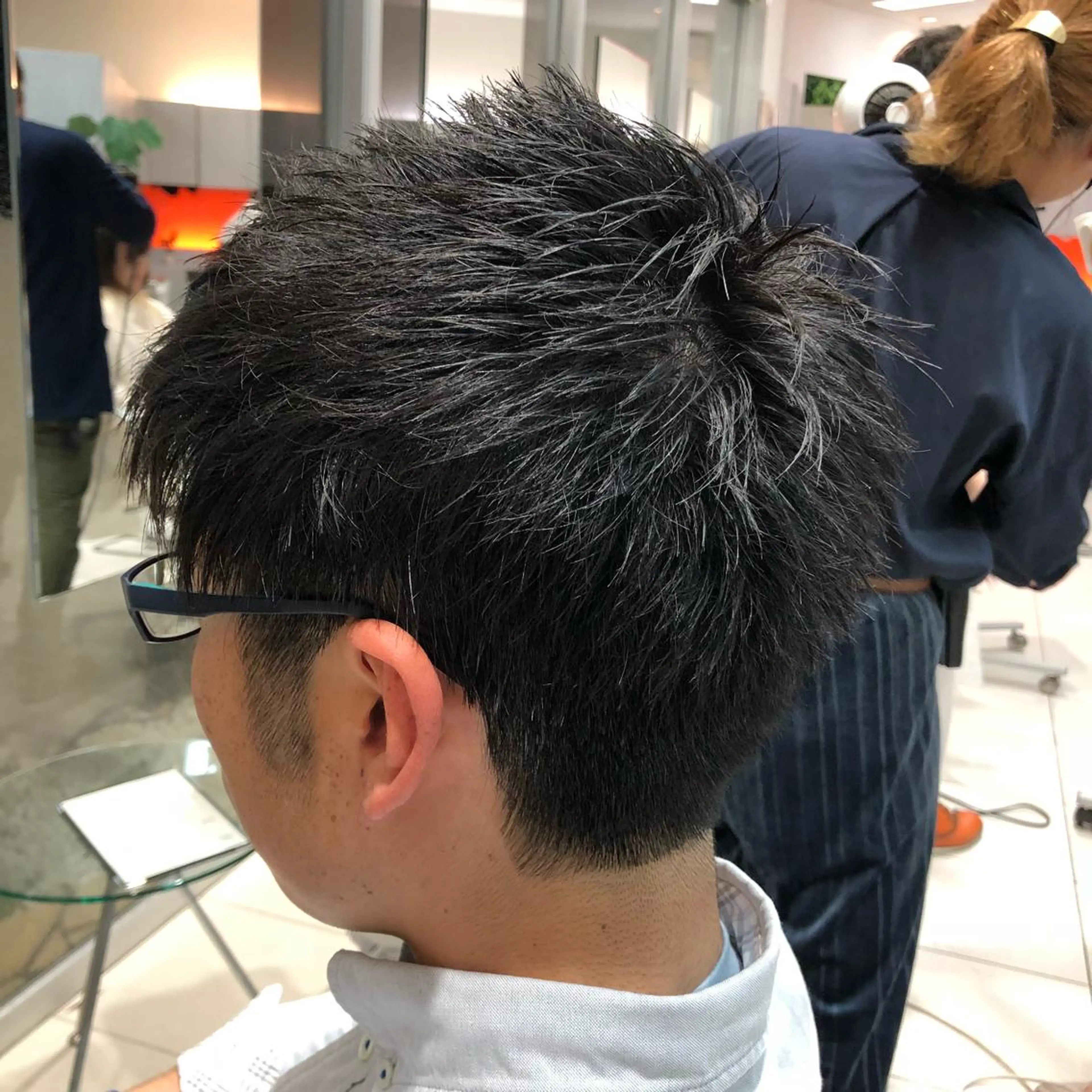 メンズ メンズショート 刈り上げ カット パーマ メンズカット特化✂︎ SHINGO 本厚木のヘアスタイル