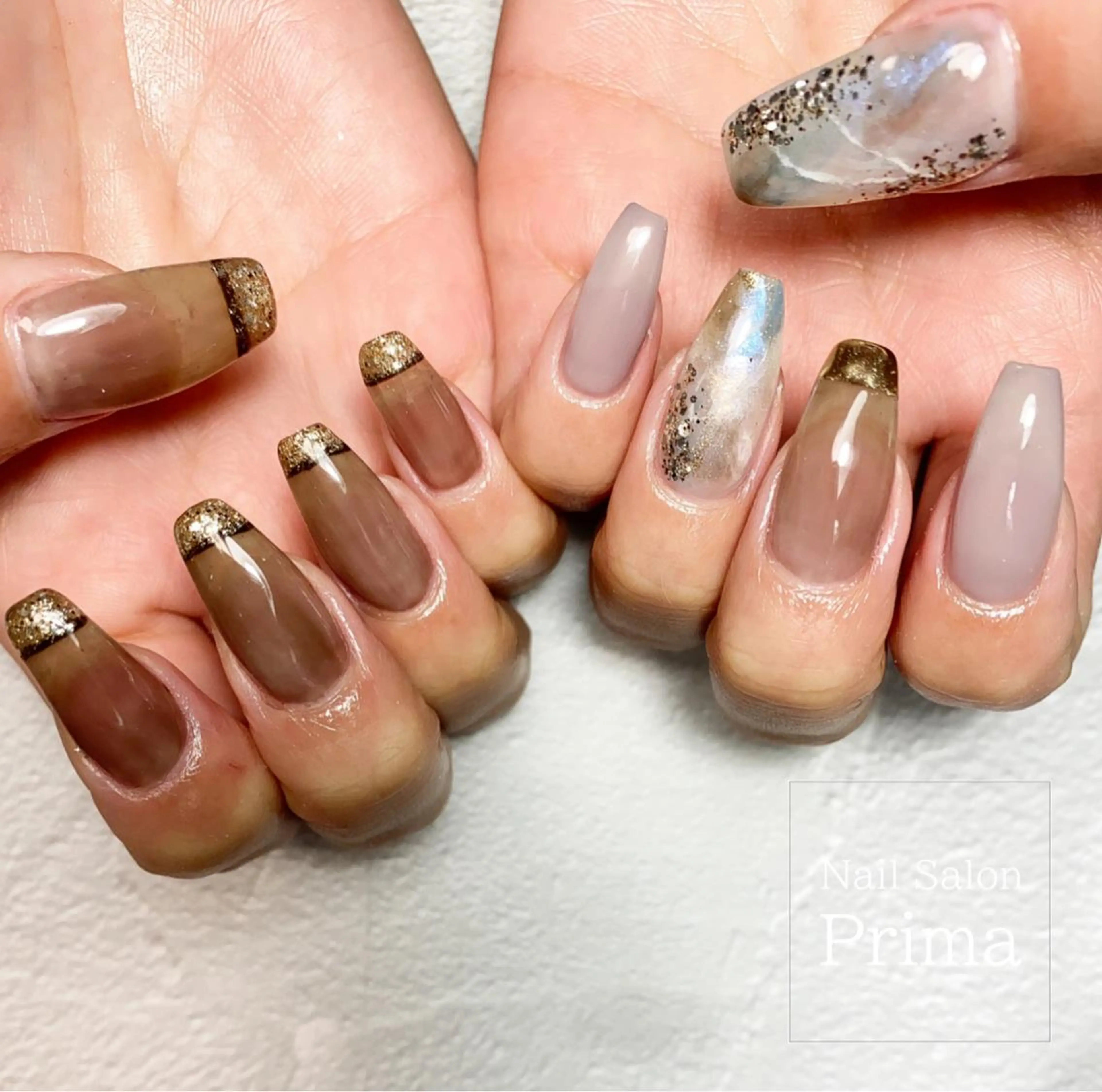 セミロング ネイル SalonPrima Nail & Eyeのネイルデザイン
