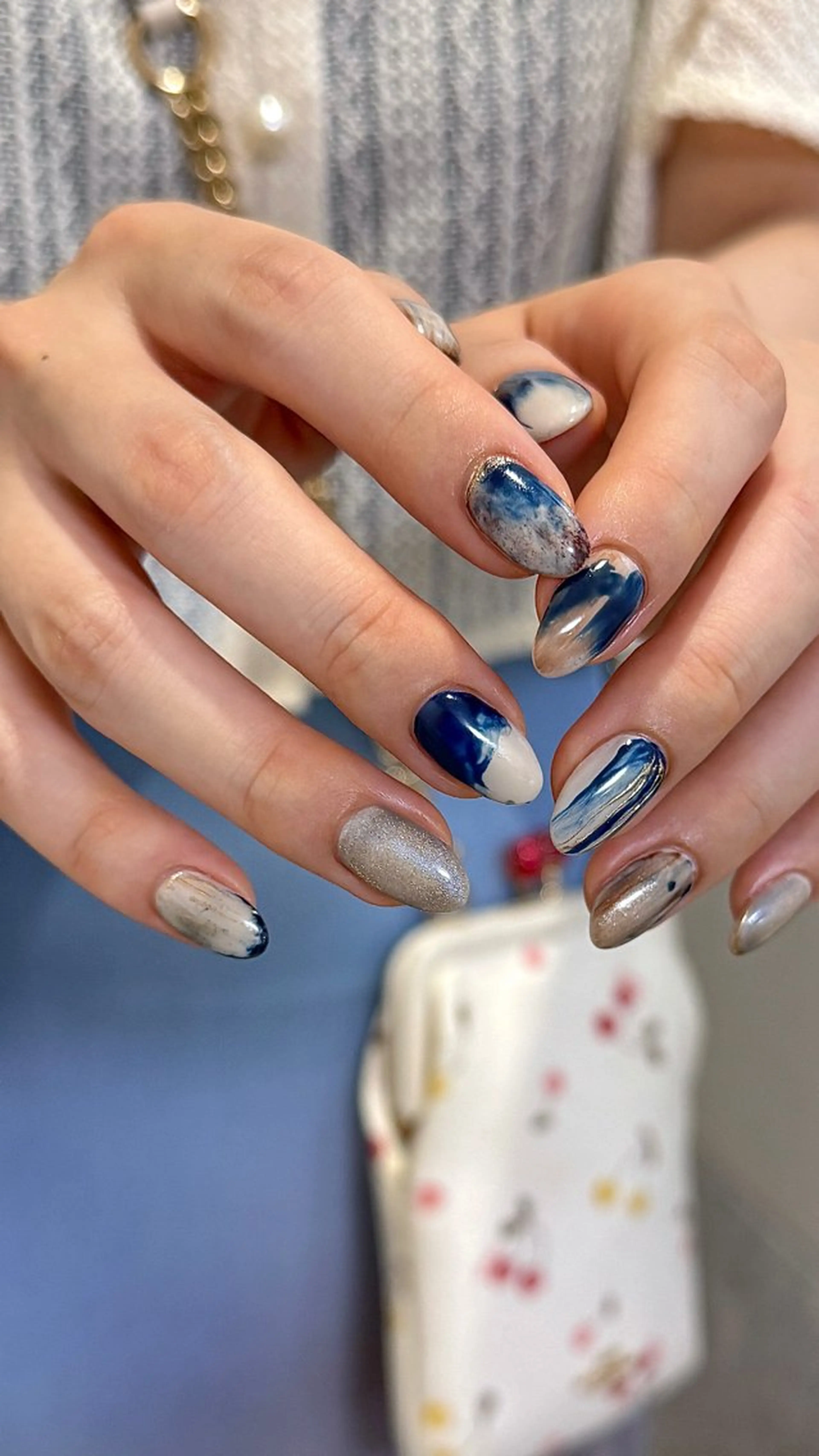 ネイル ハンドネイル pointillé .ayaのネイルデザイン