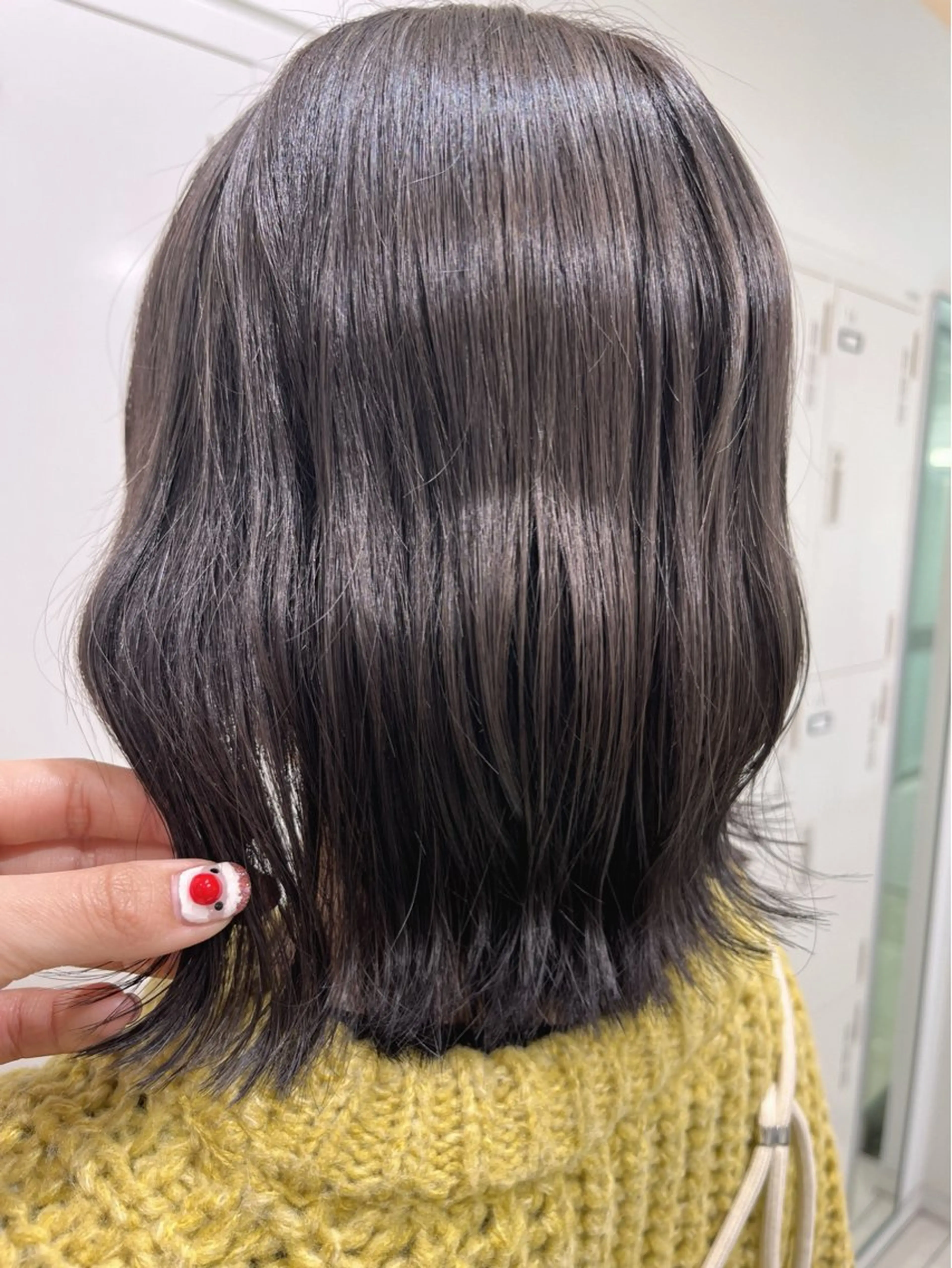 ショート カラー ブリーチ 透明感カラー グレージュ カット ヘアカラー トリートメント メンズ縮毛矯正🦊ハ イトーン　RYOKAのヘアスタイル
