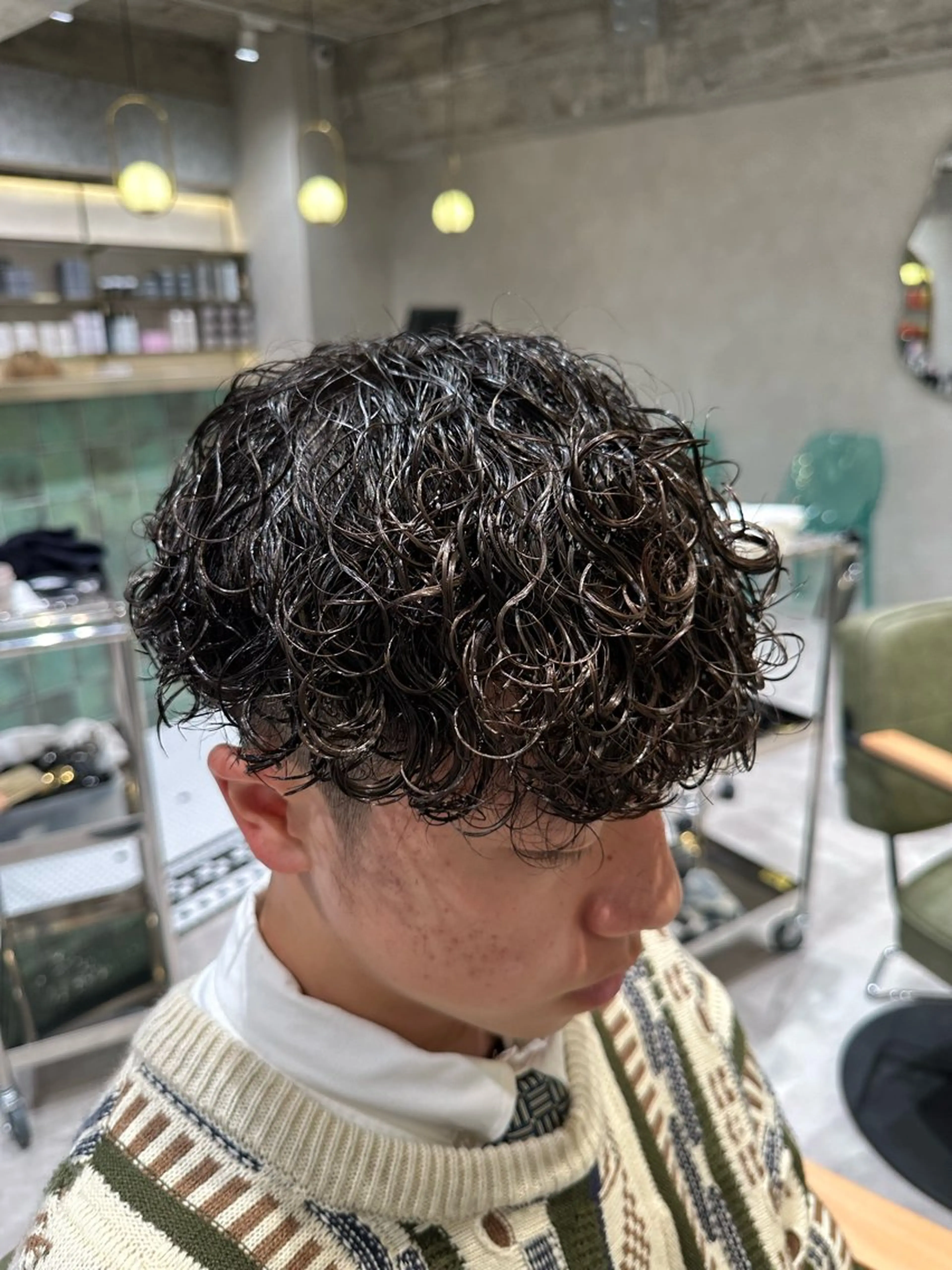 メンズ カット パーマ メンズパーマ特化🥇 フェザーパーマ/紘夢のヘアスタイル