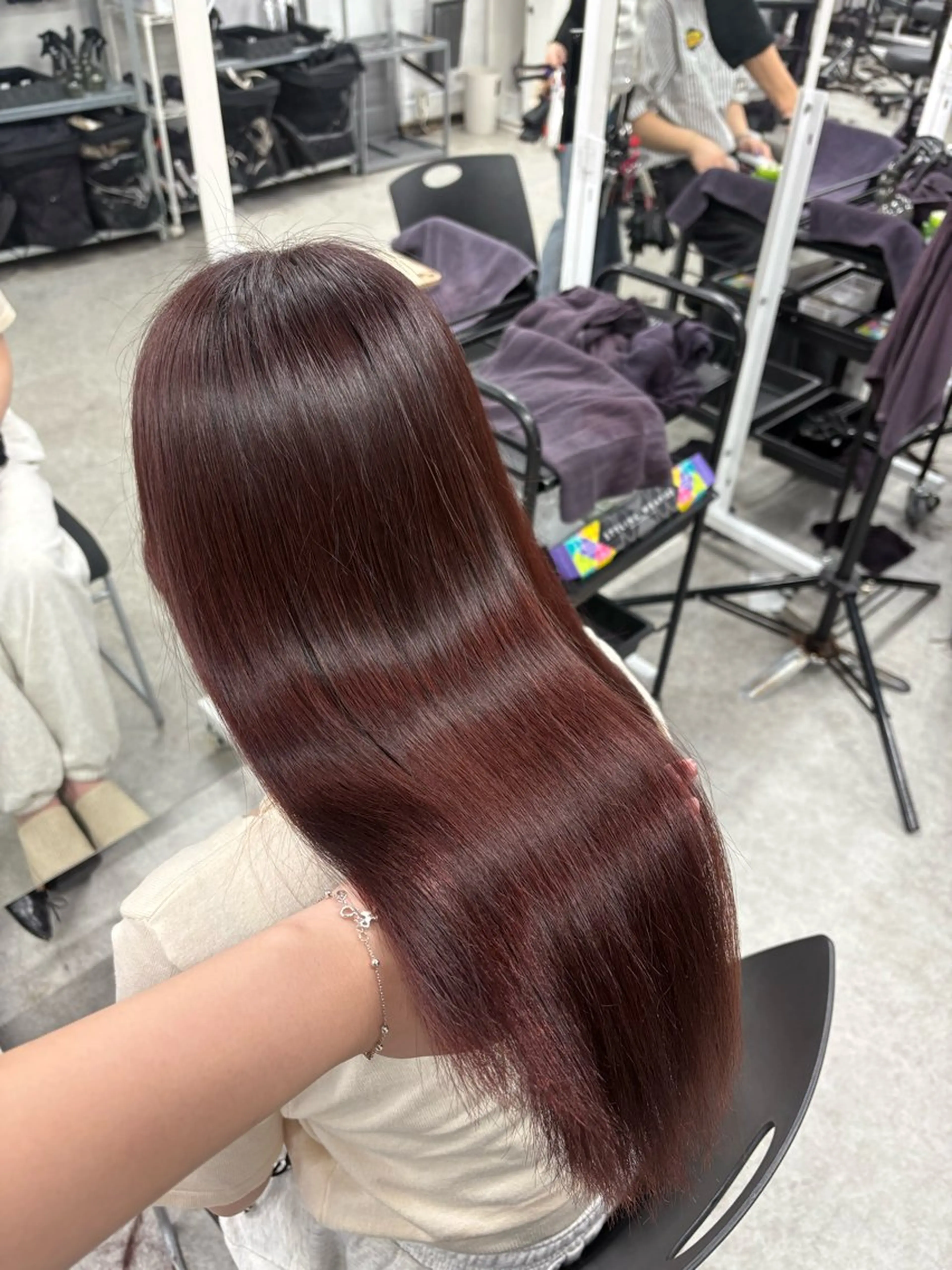 ロング カラー ヘアカラー 💍透明感スタイル 横浜💍MIU💍のヘアスタイル