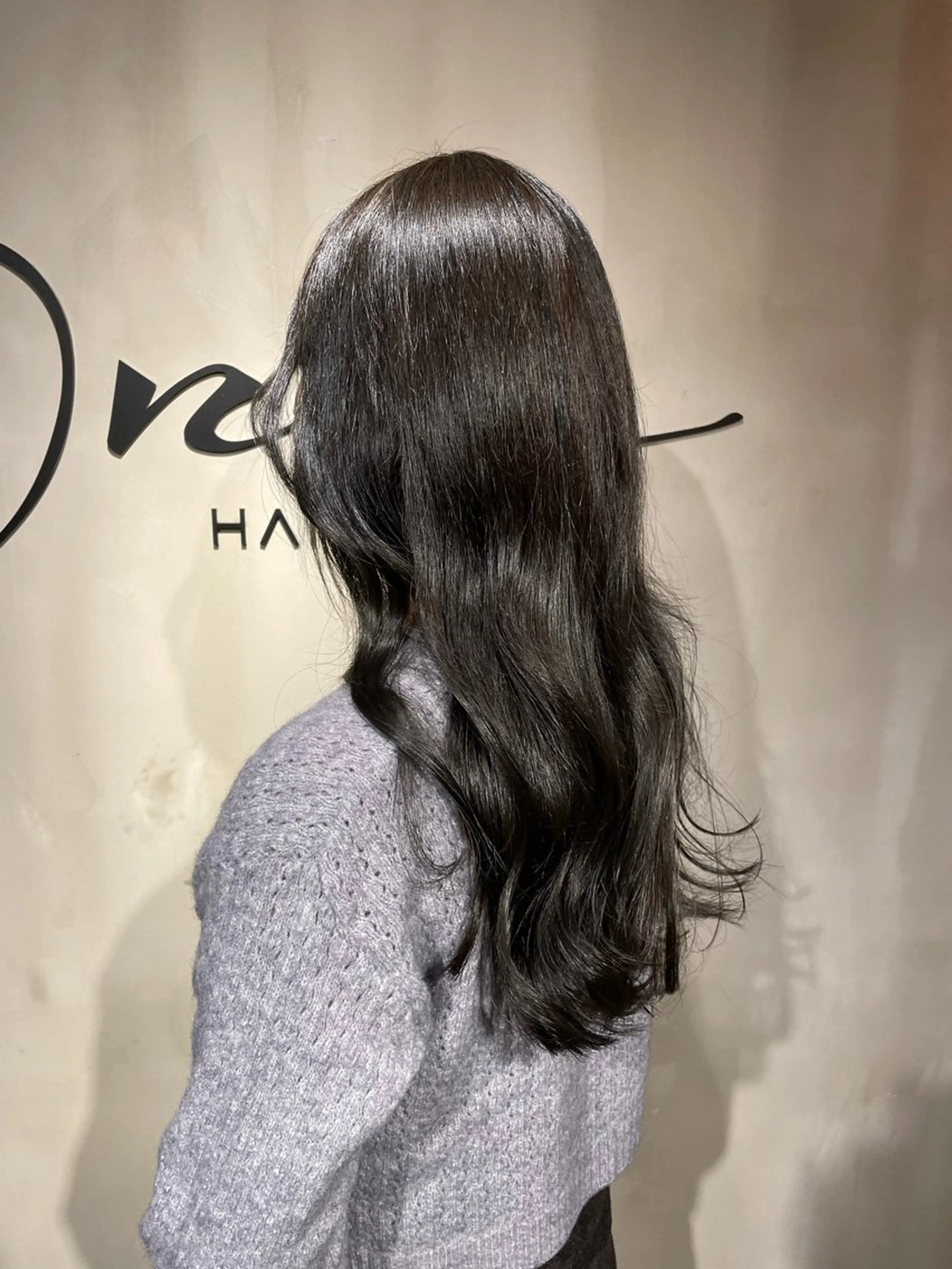 セミロング カラー グレージュ オリーブグレージュ オリーブグレー Once所属・🌐メンズカット 🌐Taketoのヘアスタイル