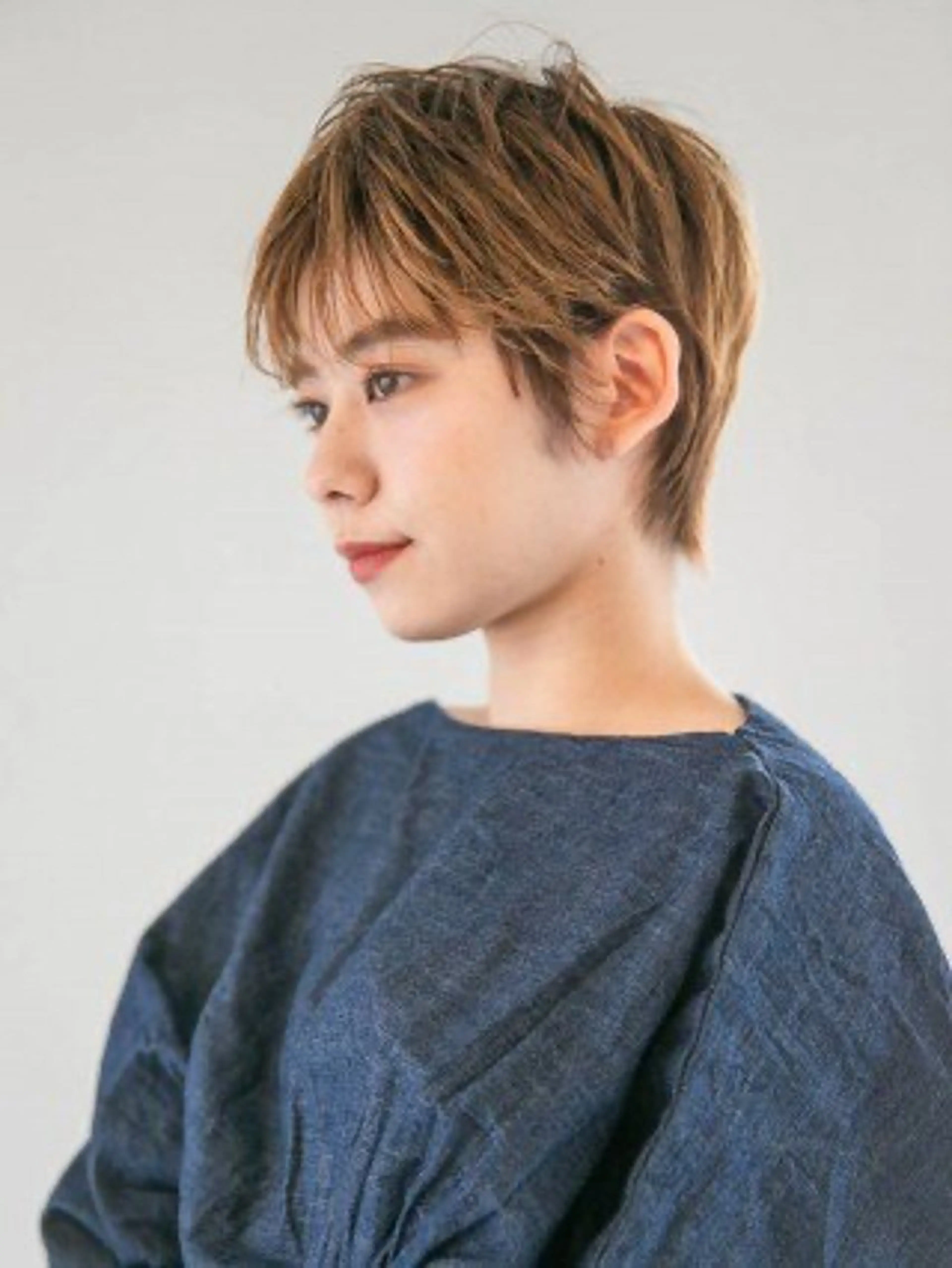 ショート カラー 丸みショート ボブ ショートヘア 小顔カット 縮毛矯正 越谷の 髪質改善師✨のヘアスタイル