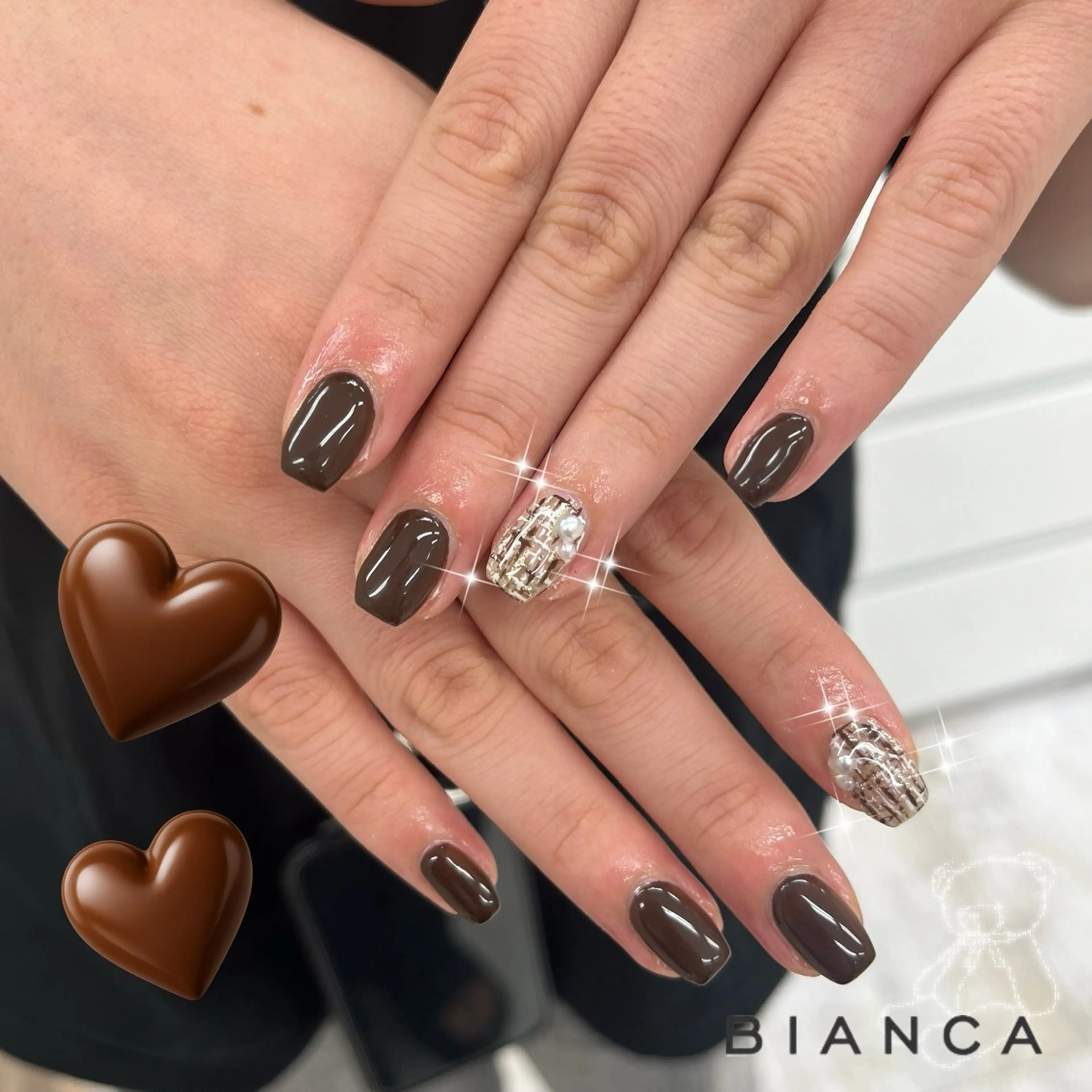 『オフ有り』.:*★Hand💅🏼🩵ワンポイントアートコース🎨/立川/パラジェル変更可能🙆🏻‍♀️🤍の写真