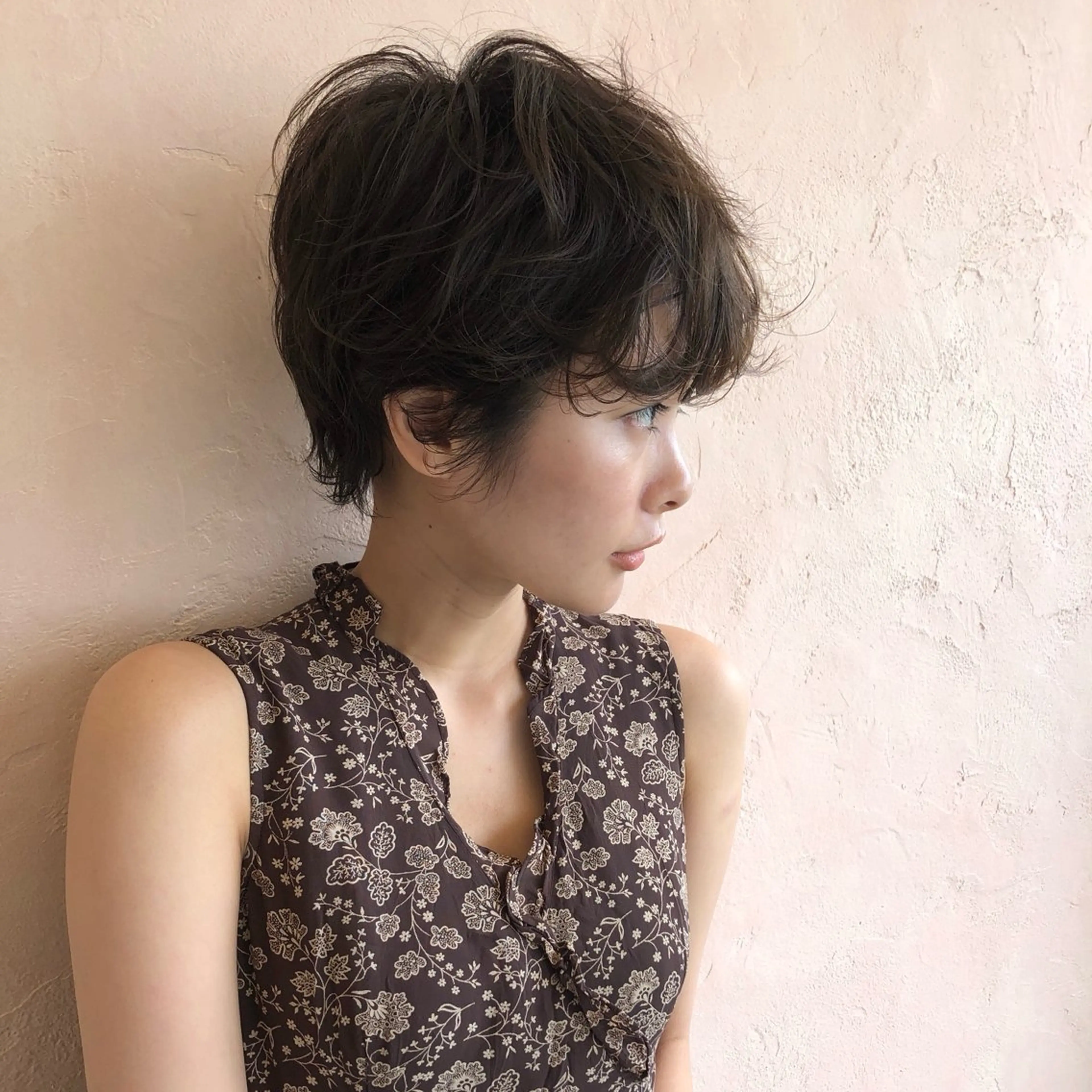ショート カラー カット ヘアカラー riffdesign labo帝塚山/竹井のヘアスタイル