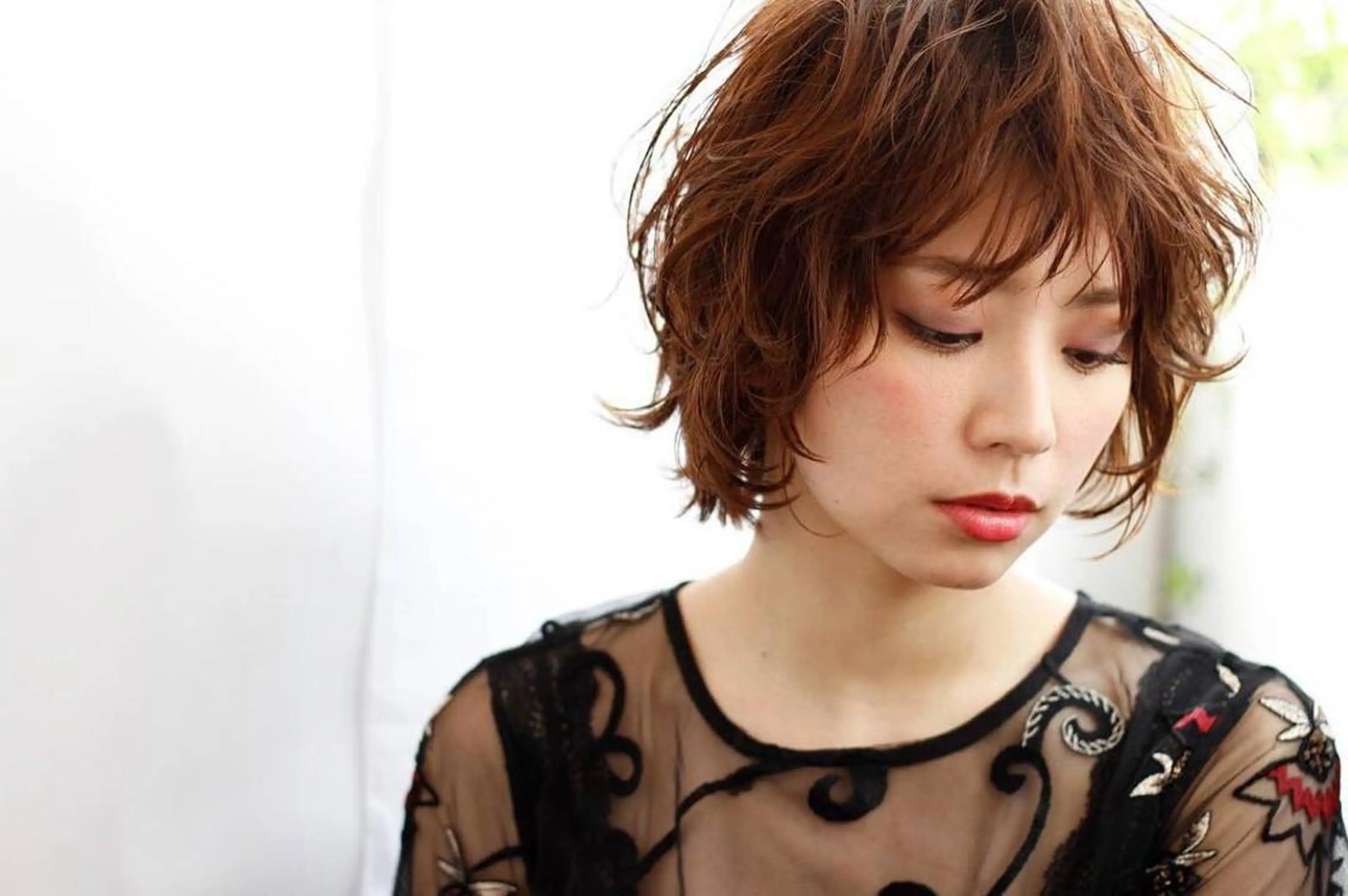 ショート カラー パーマ Rely 美空のヘアスタイル