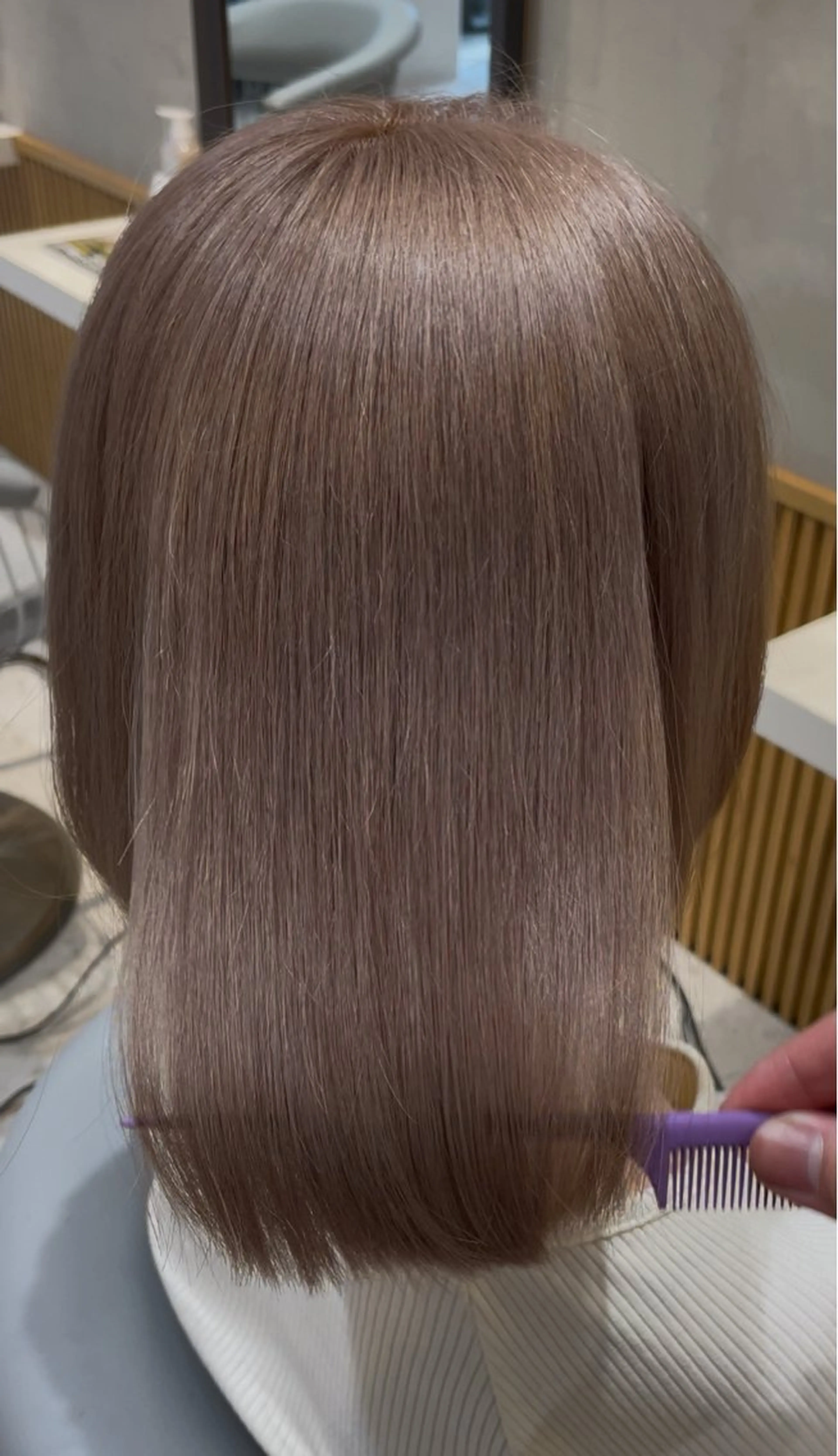 カラー ヘアカラー トリートメント 【いっせい】似合わせ カット✂️縮毛矯正のヘアスタイル