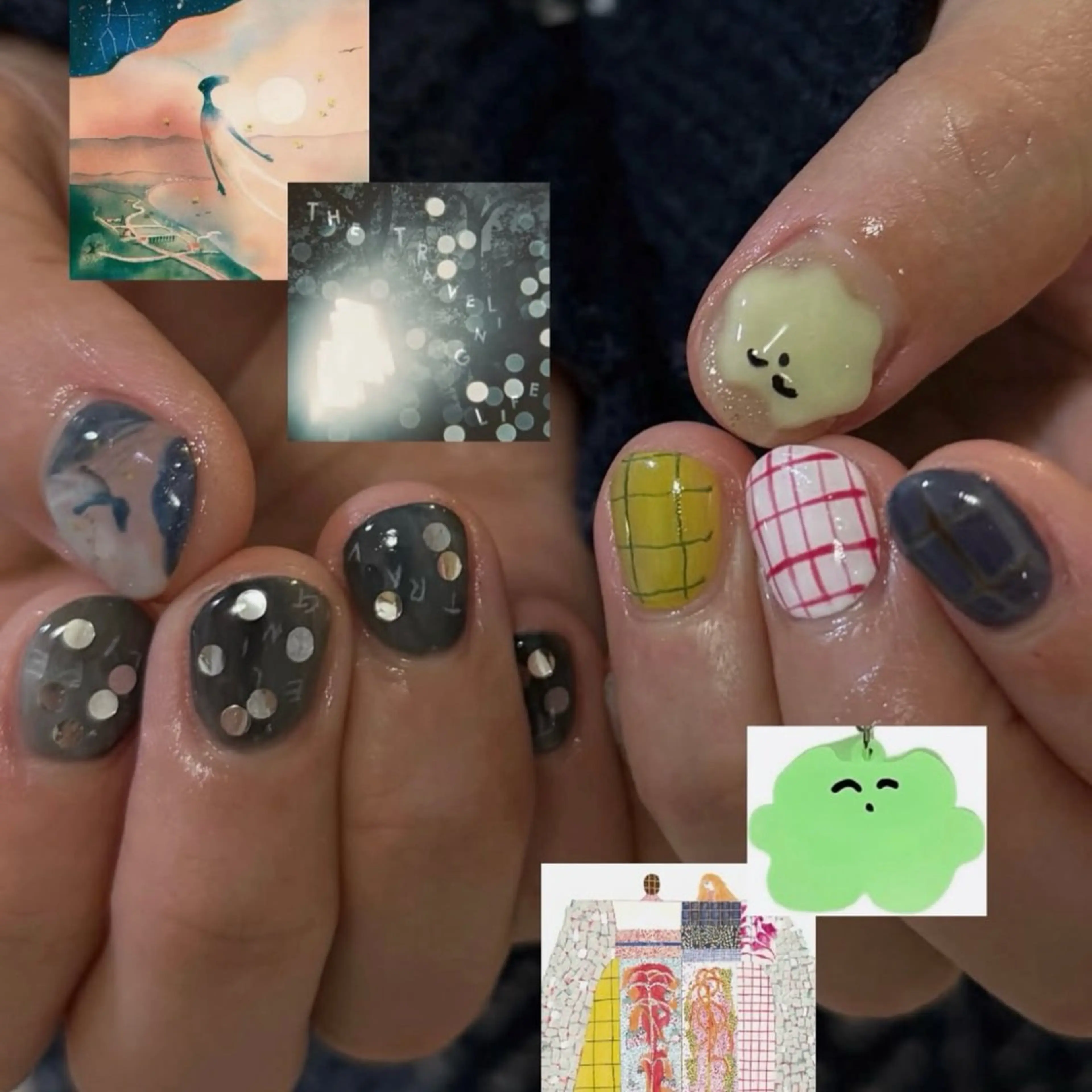 ネイル キラキラネイル ニュアンスネイル talo .のネイルデザイン