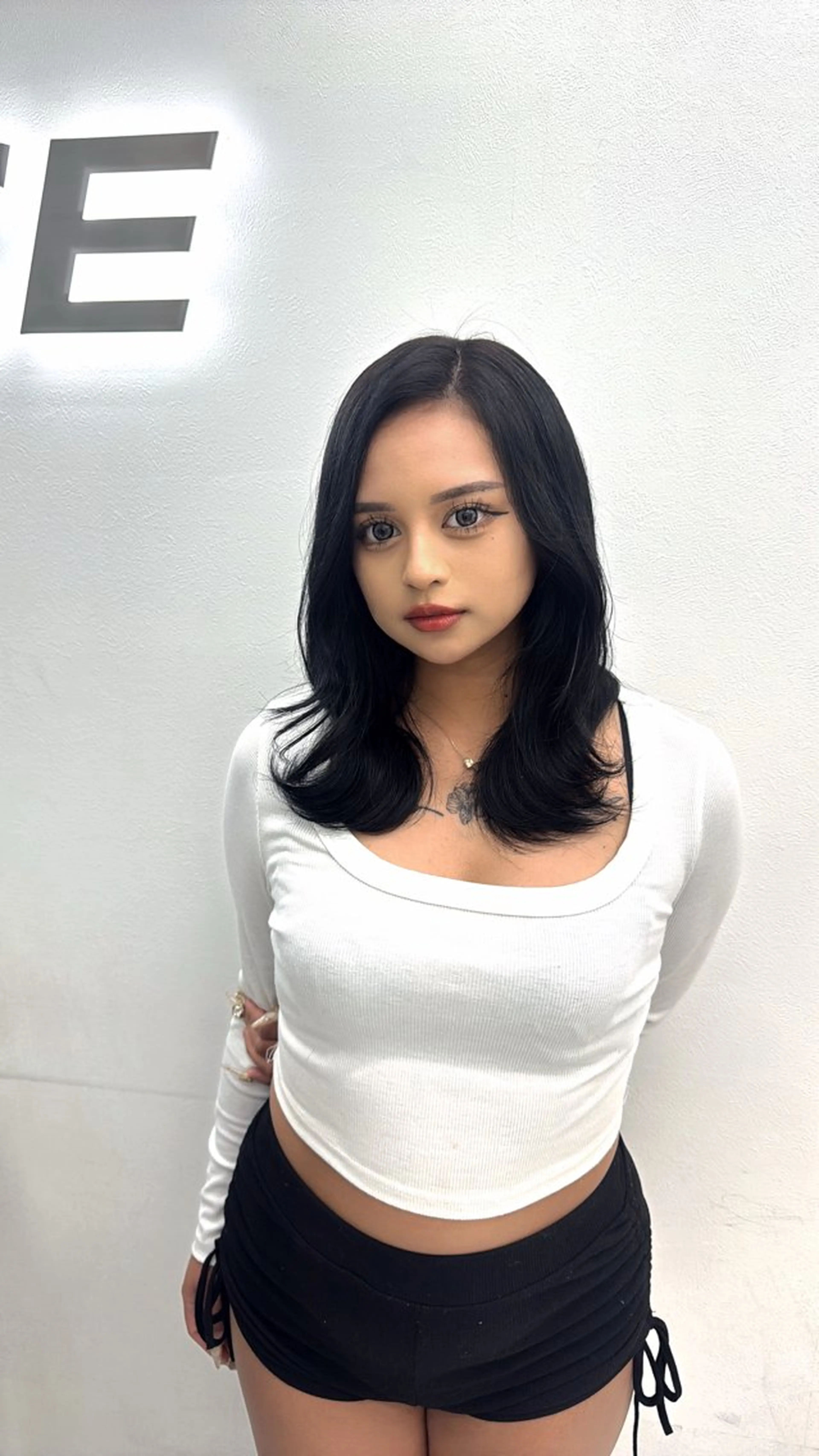 セミロング カラー ヘアカラー 🎀愛されgirly ヘア🫧Ayakaのヘアスタイル