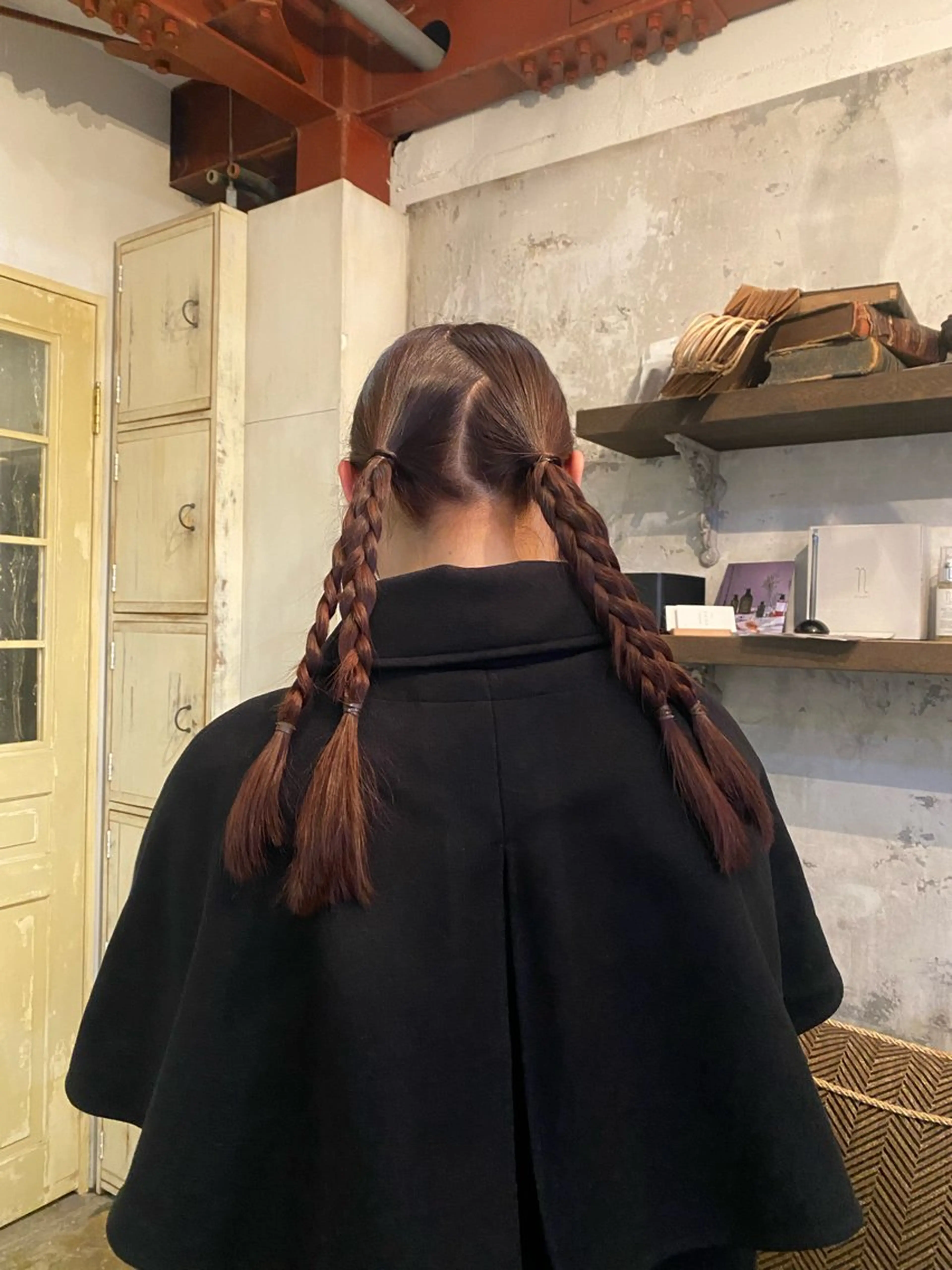 ミディアム カラー ブリーチ ブリーチなしカラー レッドカラー 髪質改善🤍ボブ🤍 ARC＋代官山/りこのヘアスタイル