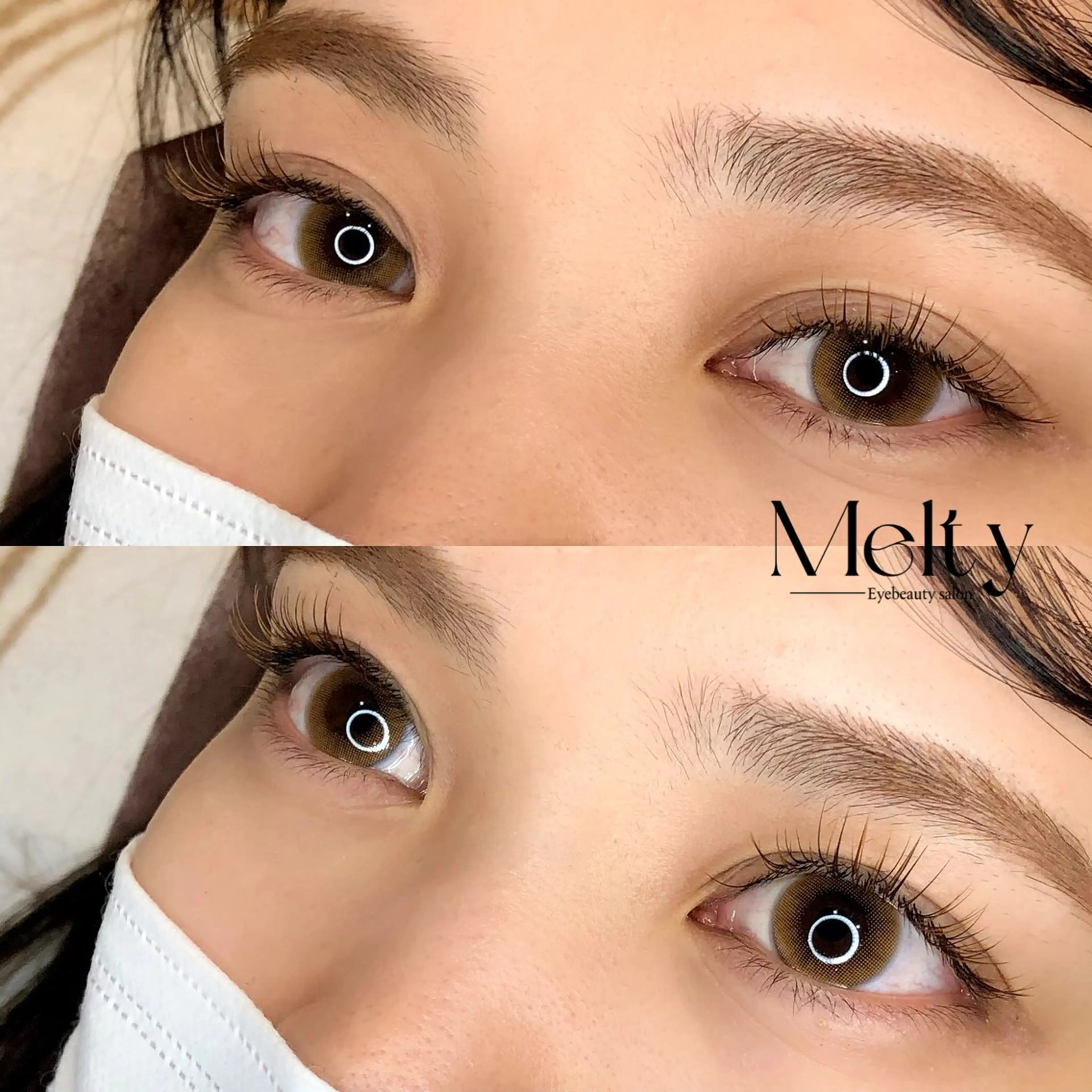 マツエク・マツパ Cカール セーブル マツエク Melty eye beauty salon所属・平岡 みづきのマツエク・マツパデザイン