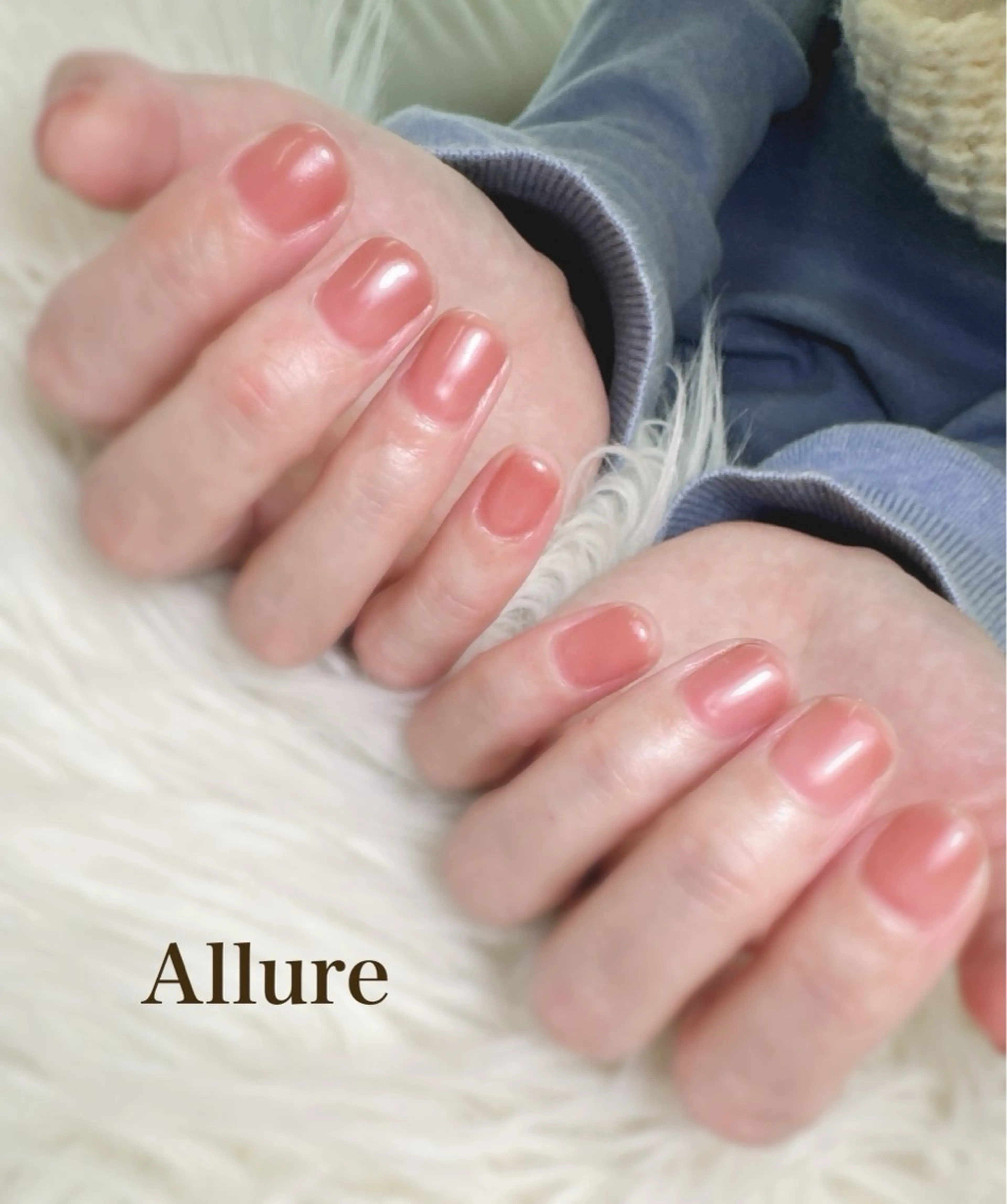 ネイル ジェルネイル ワンカラーネイル Allure Yuuのネイルデザイン