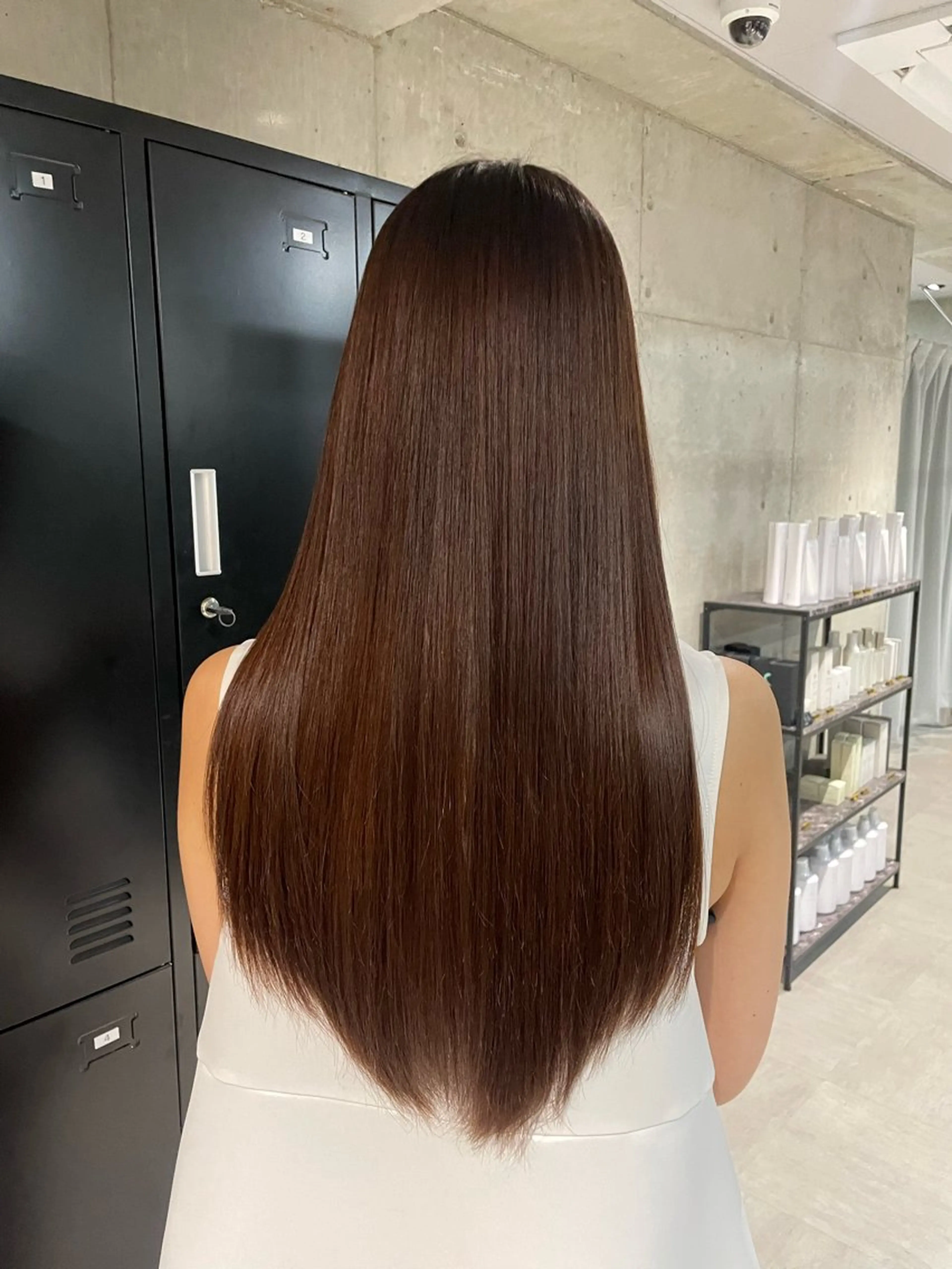ロング ヘアカラー トリートメント Shota 深夜まで営業のヘアスタイル