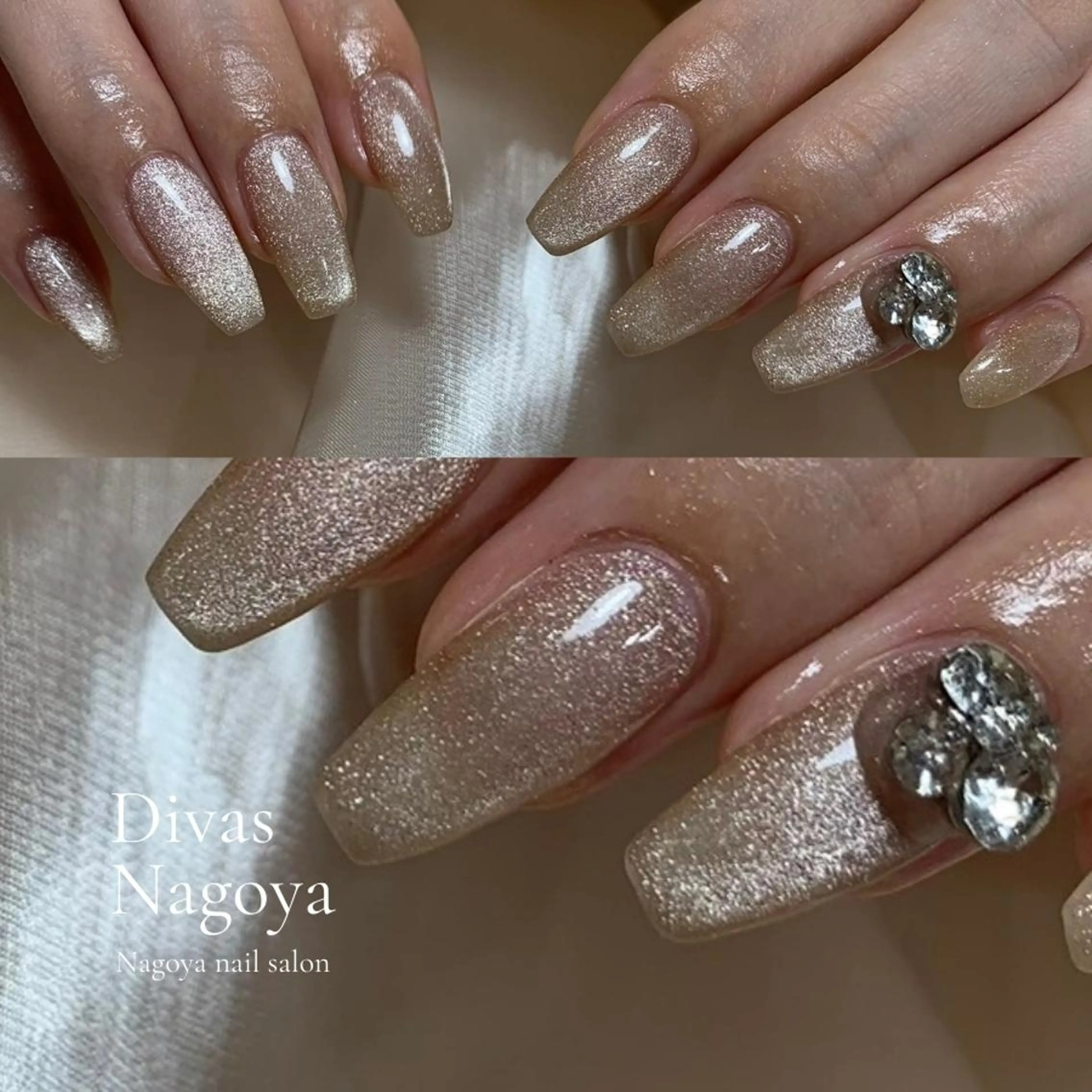 ネイル 長さ出し ジェルネイル 韓国ネイル マグネットネイル 持ち込み 🎀Sakae D.d nail🎀のネイルデザイン