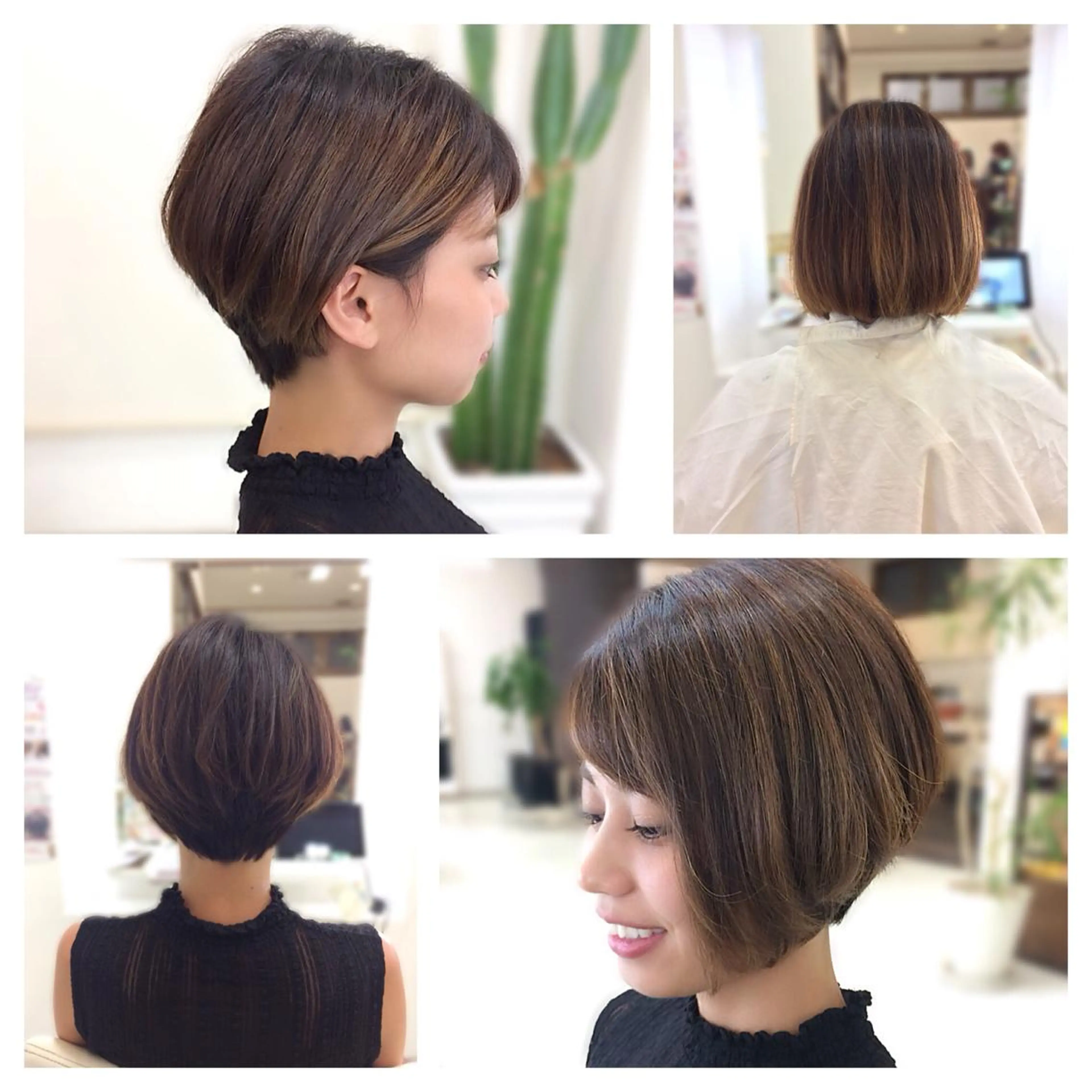 ショート ショートボブ ボブ ショートヘア カット トリートメント ヘッドスパ Hair VERDEのヘアスタイル