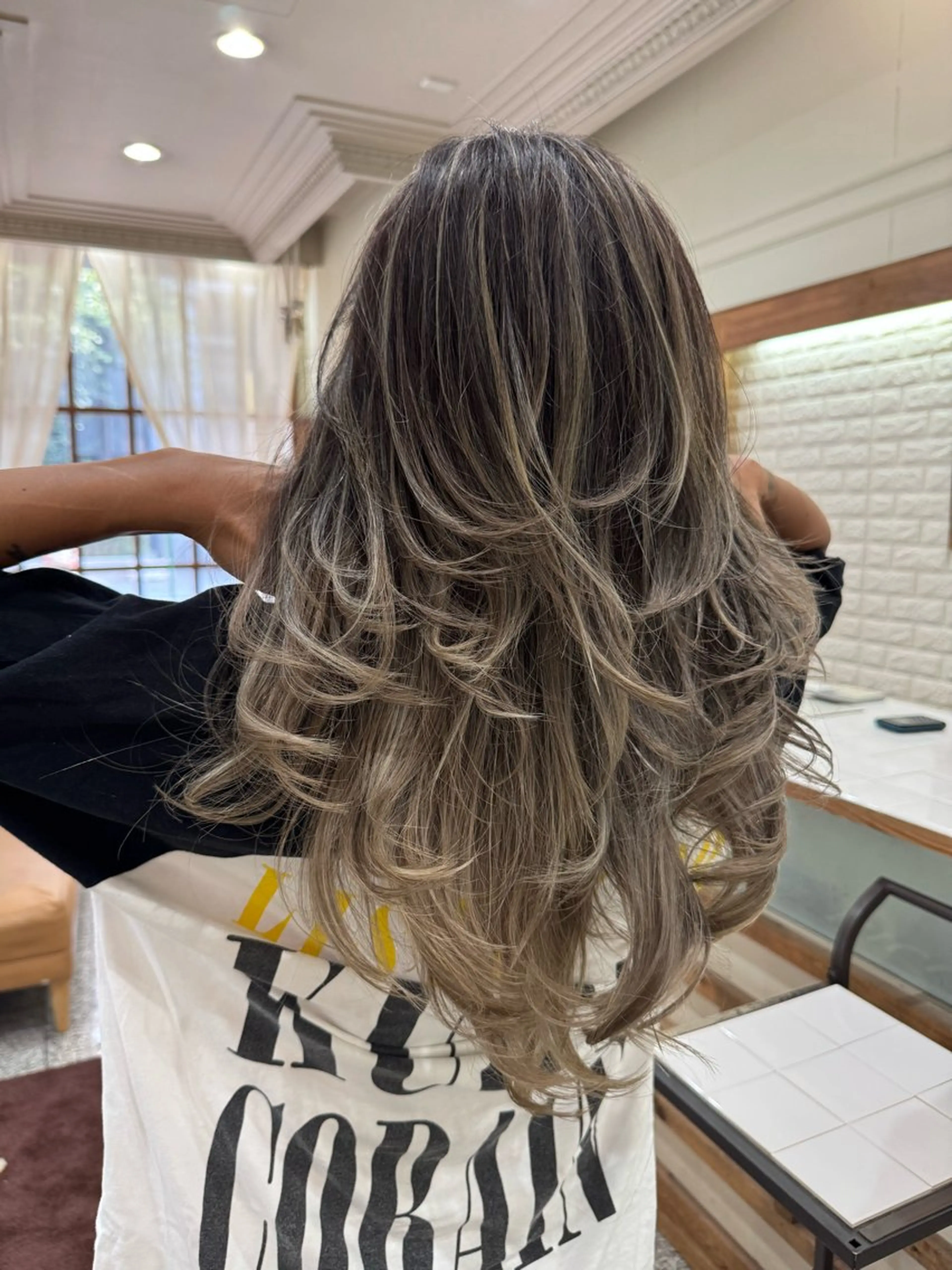 海外風バレイヤージュカラー➕トリートメントの写真