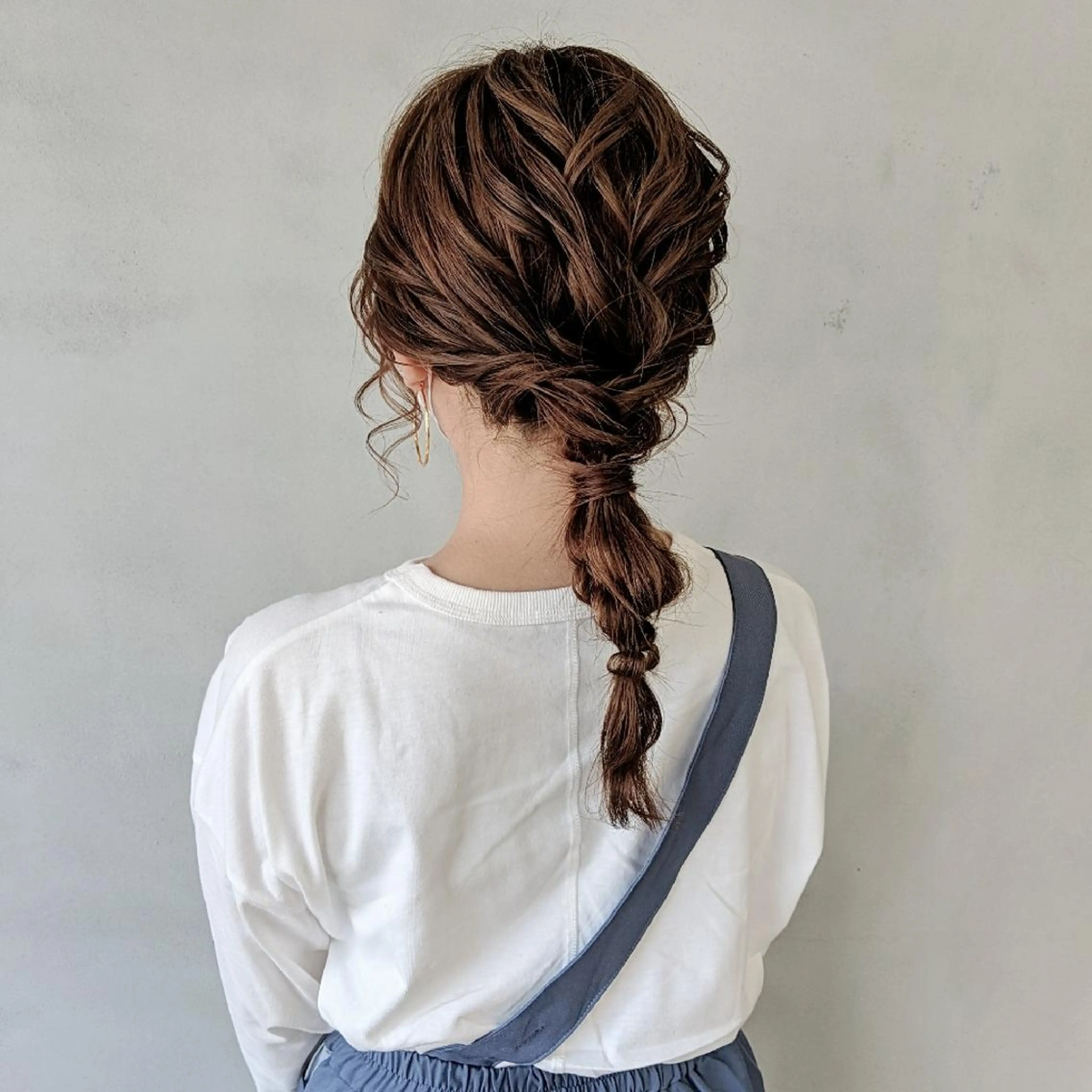 ロング ヘアアレンジ リア （まつげパーマ）のマツエク・マツパデザイン
