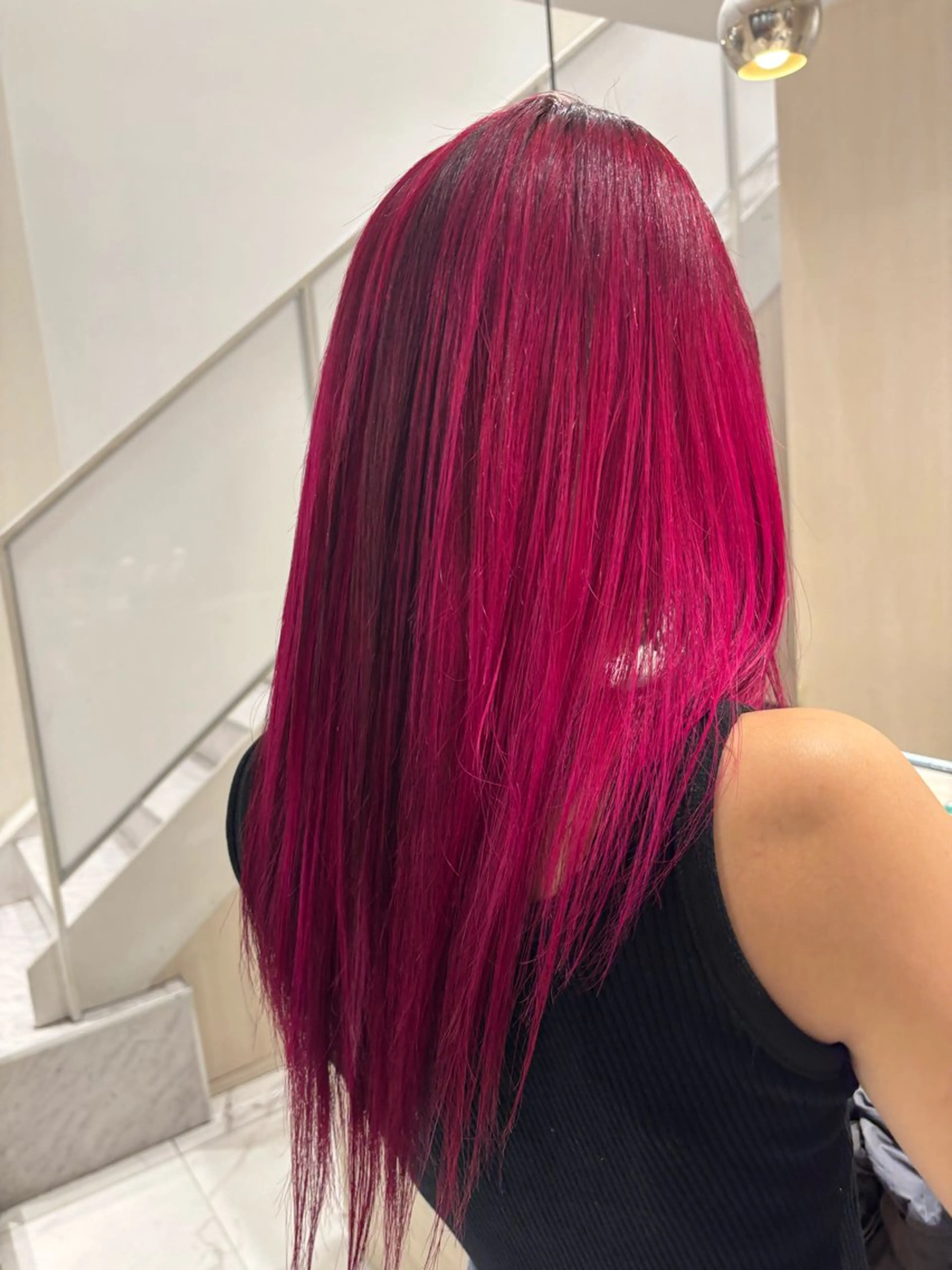 ロング カラー ヘアカラー Ma ruのヘアスタイル