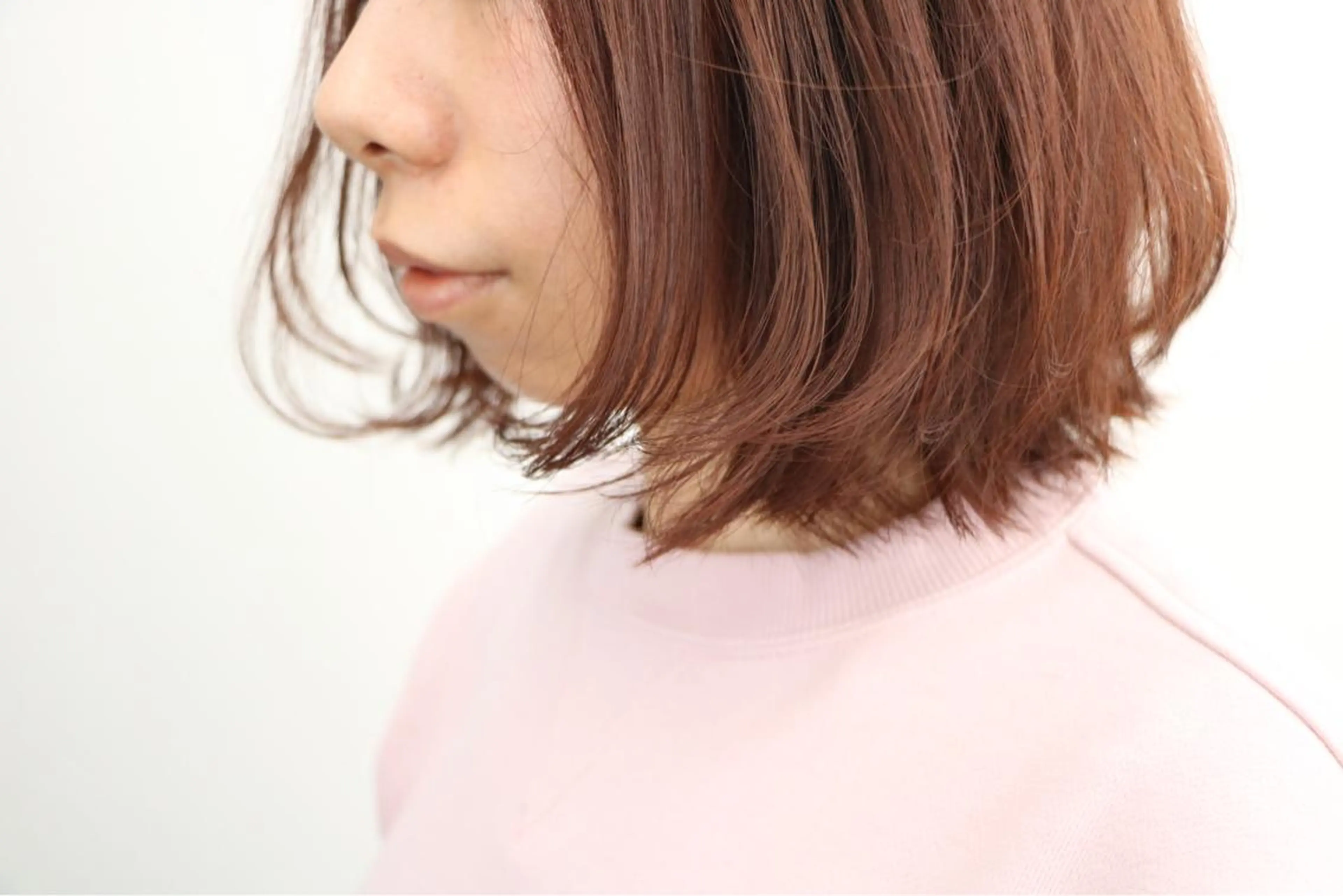 ショート ミディアム カラー ピンクカラー ボブ レイヤーカット soins de   MaLily所属・soins de MaLilyのヘアスタイル
