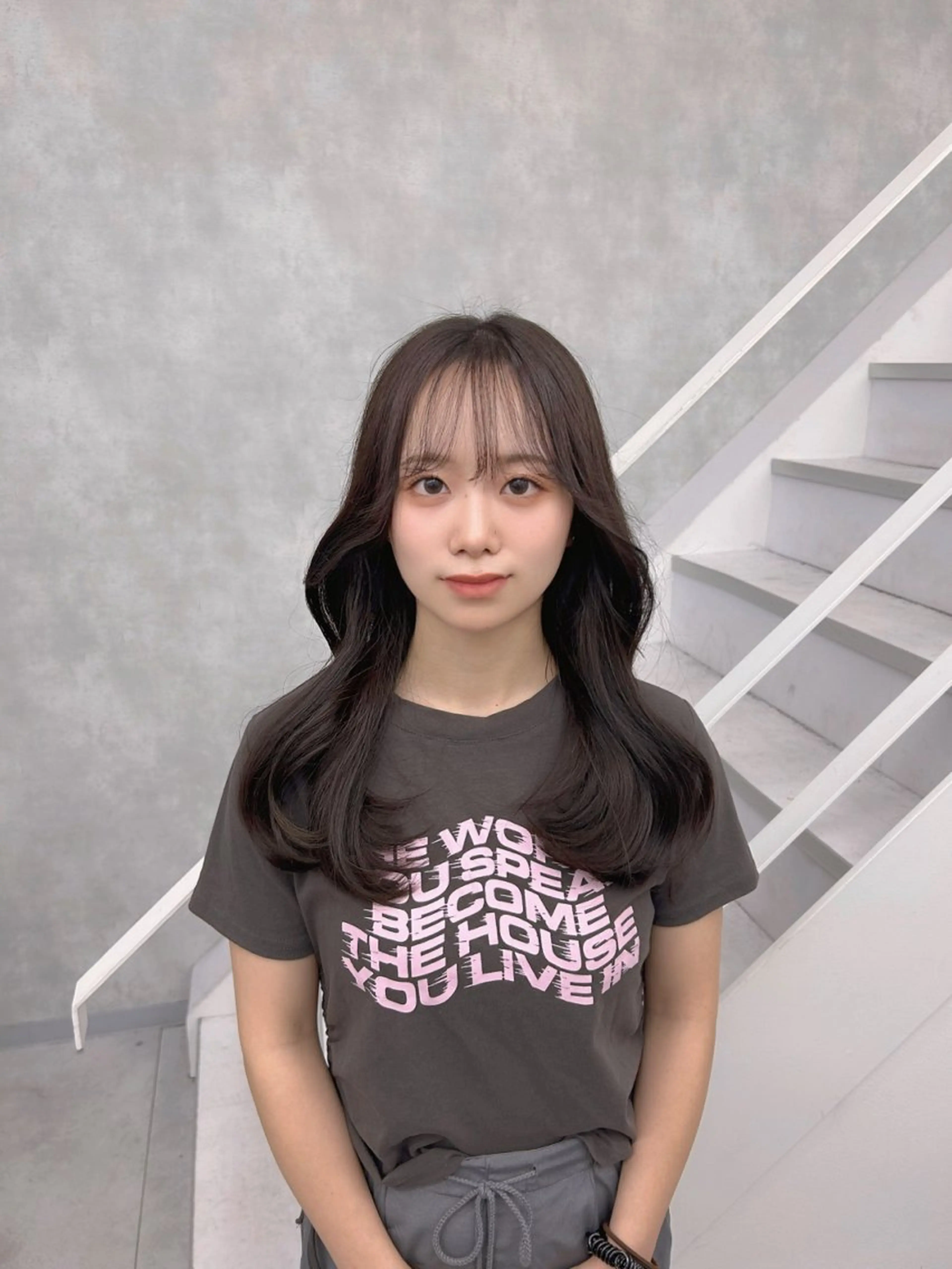 ロング カラー MAEUL NAGOYA所属・⛓韓国IDOLヘア 🥀🖤/あいりのヘアスタイル