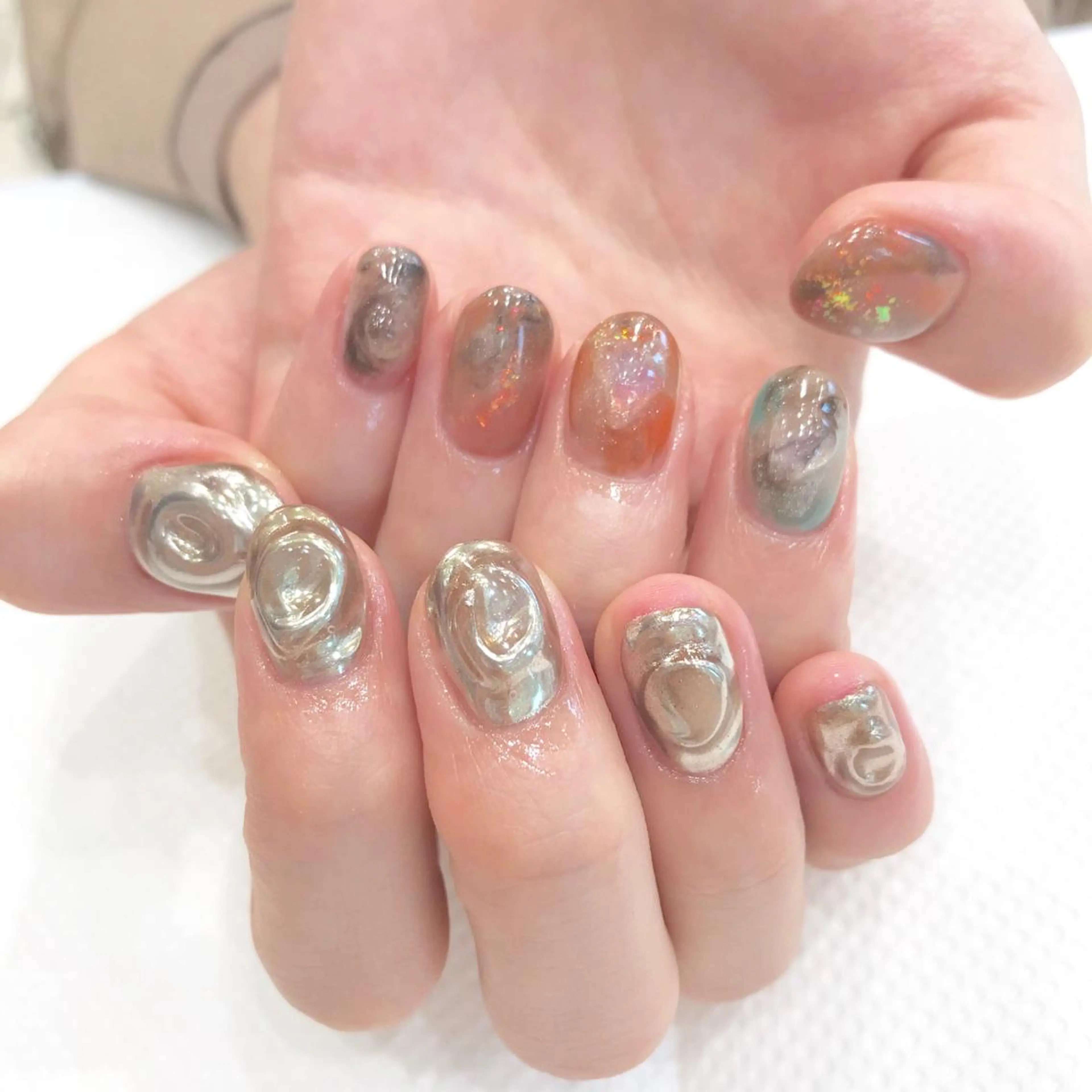 ネイル ハンドネイル Ash関内ネイリスト 荒木のネイルデザイン