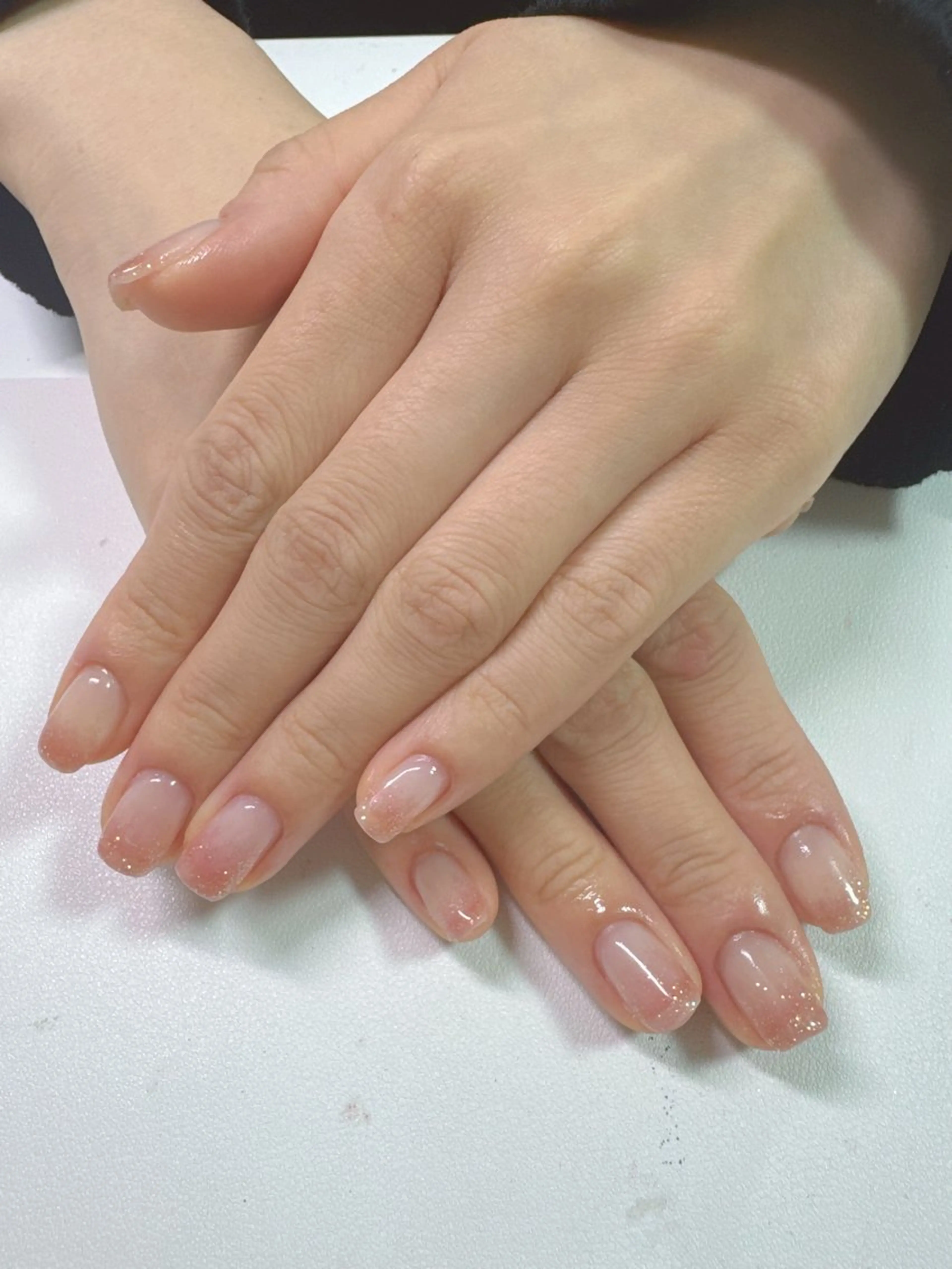 ネイル グラデーション ラメ(グリッター) ラメグラデーション Rarity nail salon所属・Rarity Nail💗ちなつのネイルデザイン