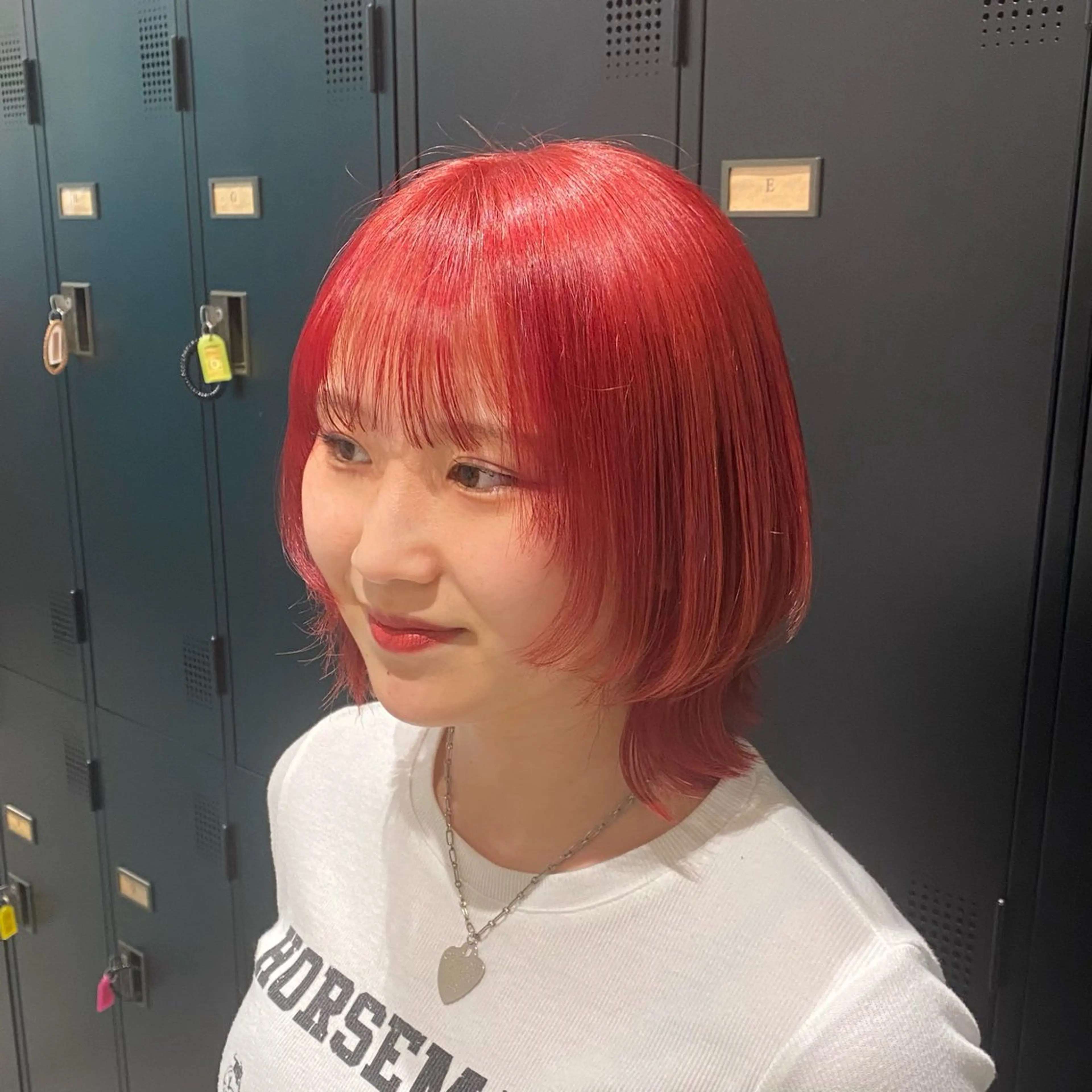 ミディアム カラー ヘアカラー 韓国ヘア AINA🐱のヘアスタイル