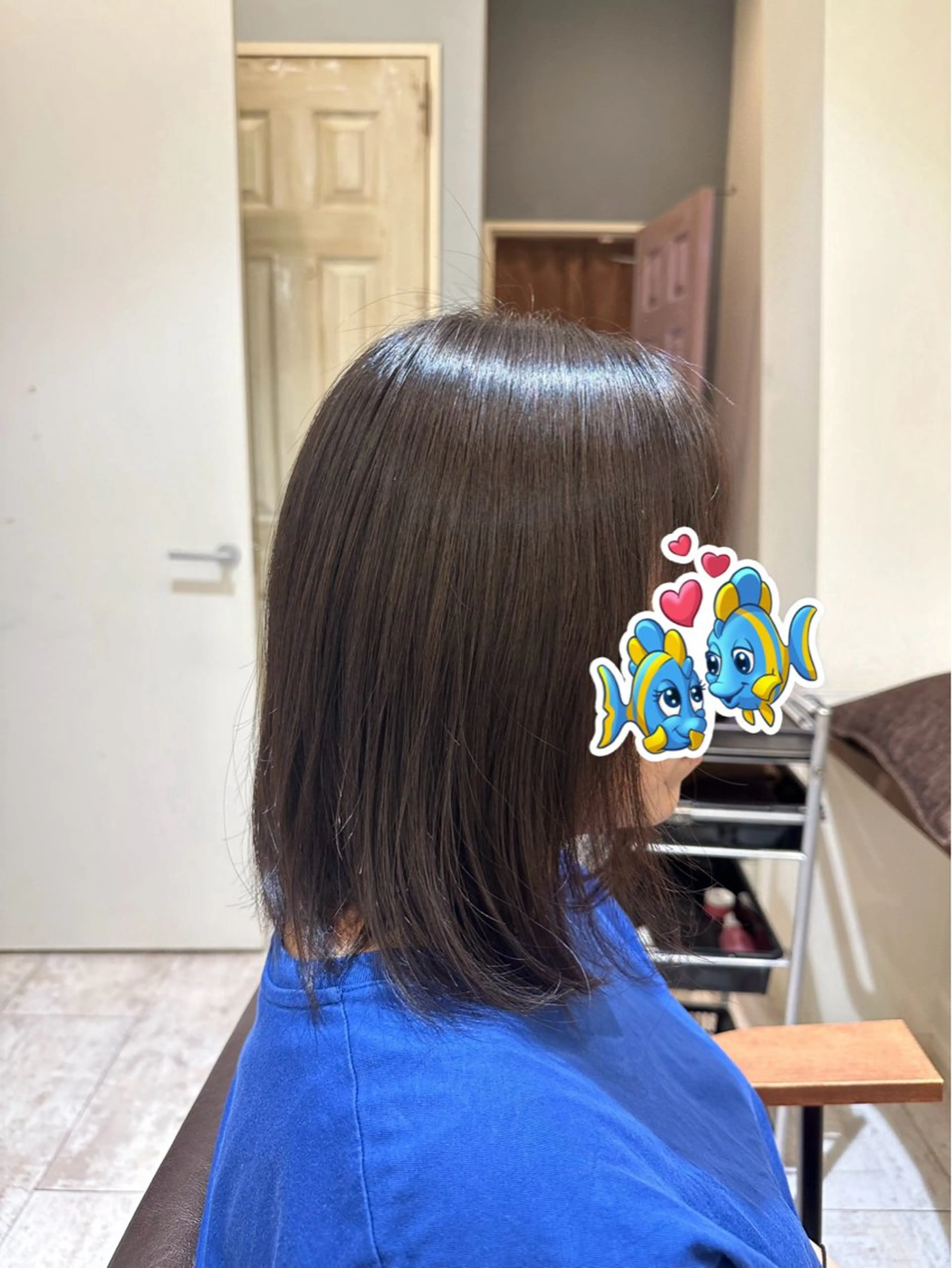 ミディアム カラー イマ フジのヘアスタイル